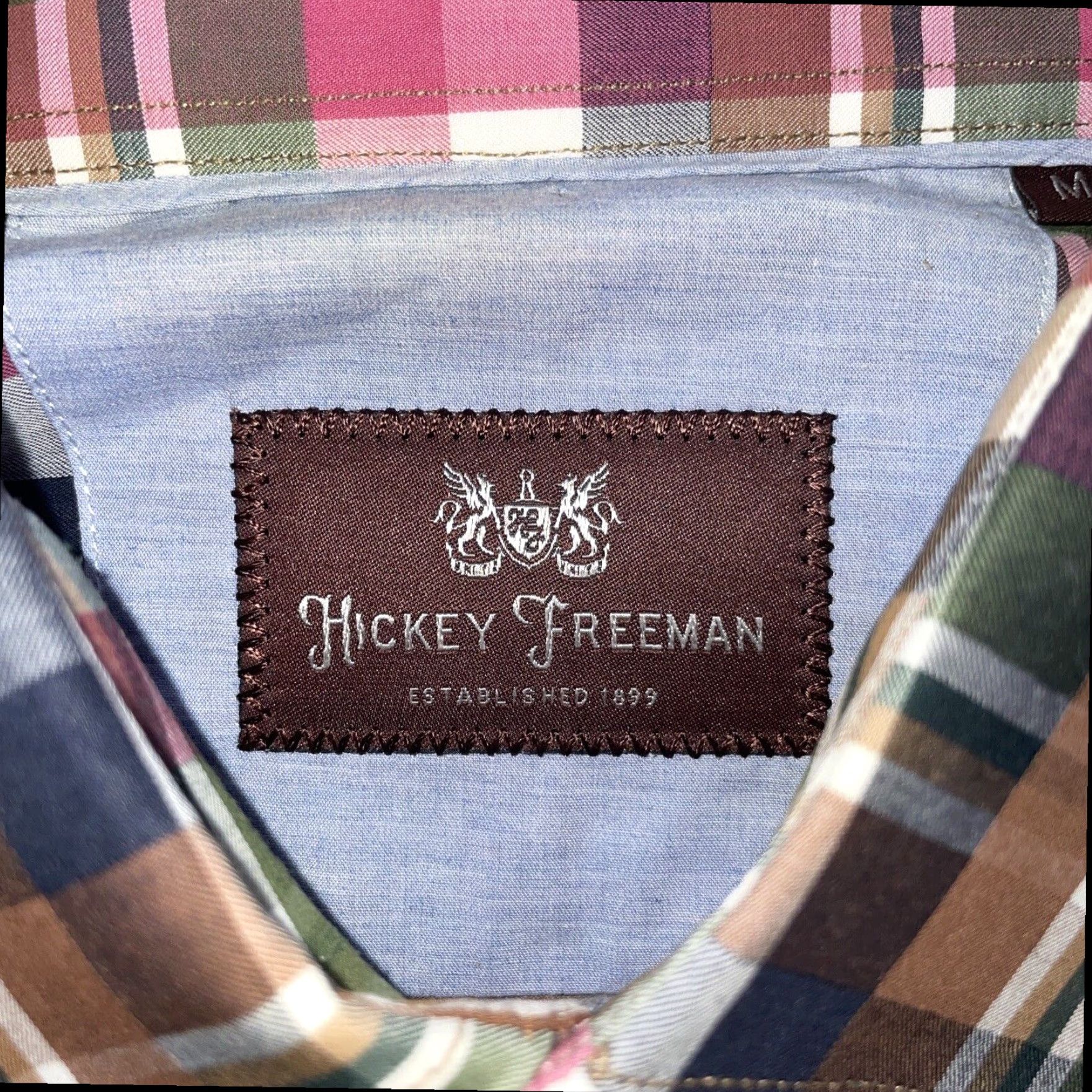 Vintage Hickey Freeman Plaid Button-Up Shirt Mens M Red Long Sleeve Size US M / EU 48-50 / 2 - 3 Thumbnail