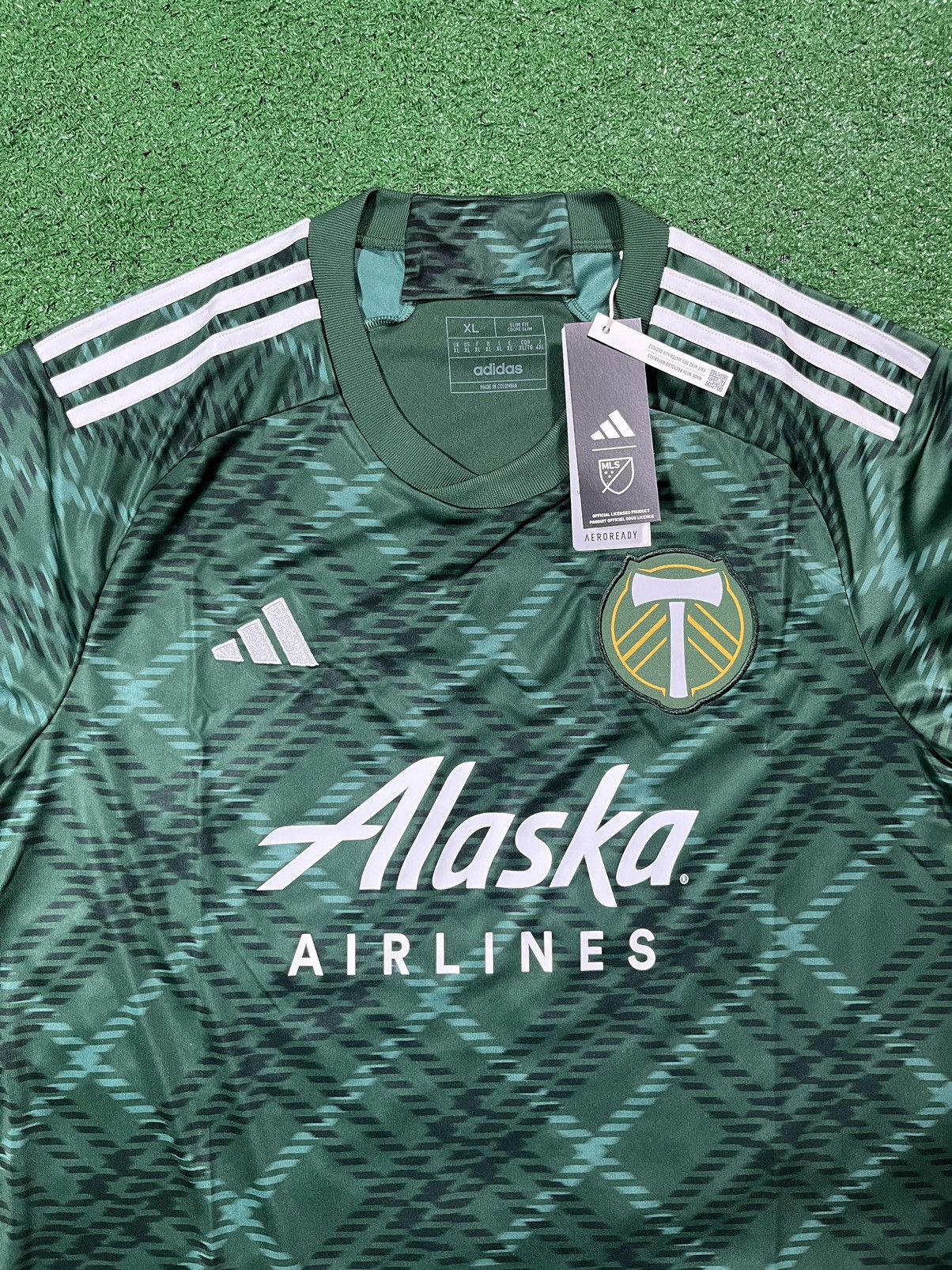 Adidas 2023 PORTLAND TIMBERS HOME JERSEY Size US XL / EU 56 / 4 - 2 Thumbnail