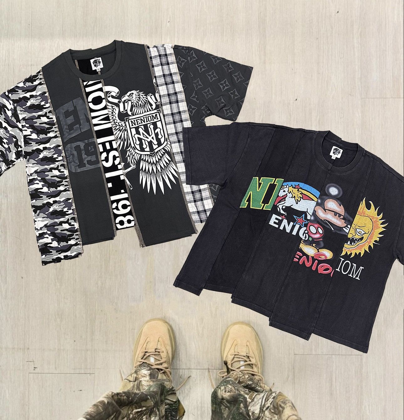 Other Neniom Uneven Characters Boxy Shirt Size US XL / EU 56 / 4 - 5 Thumbnail
