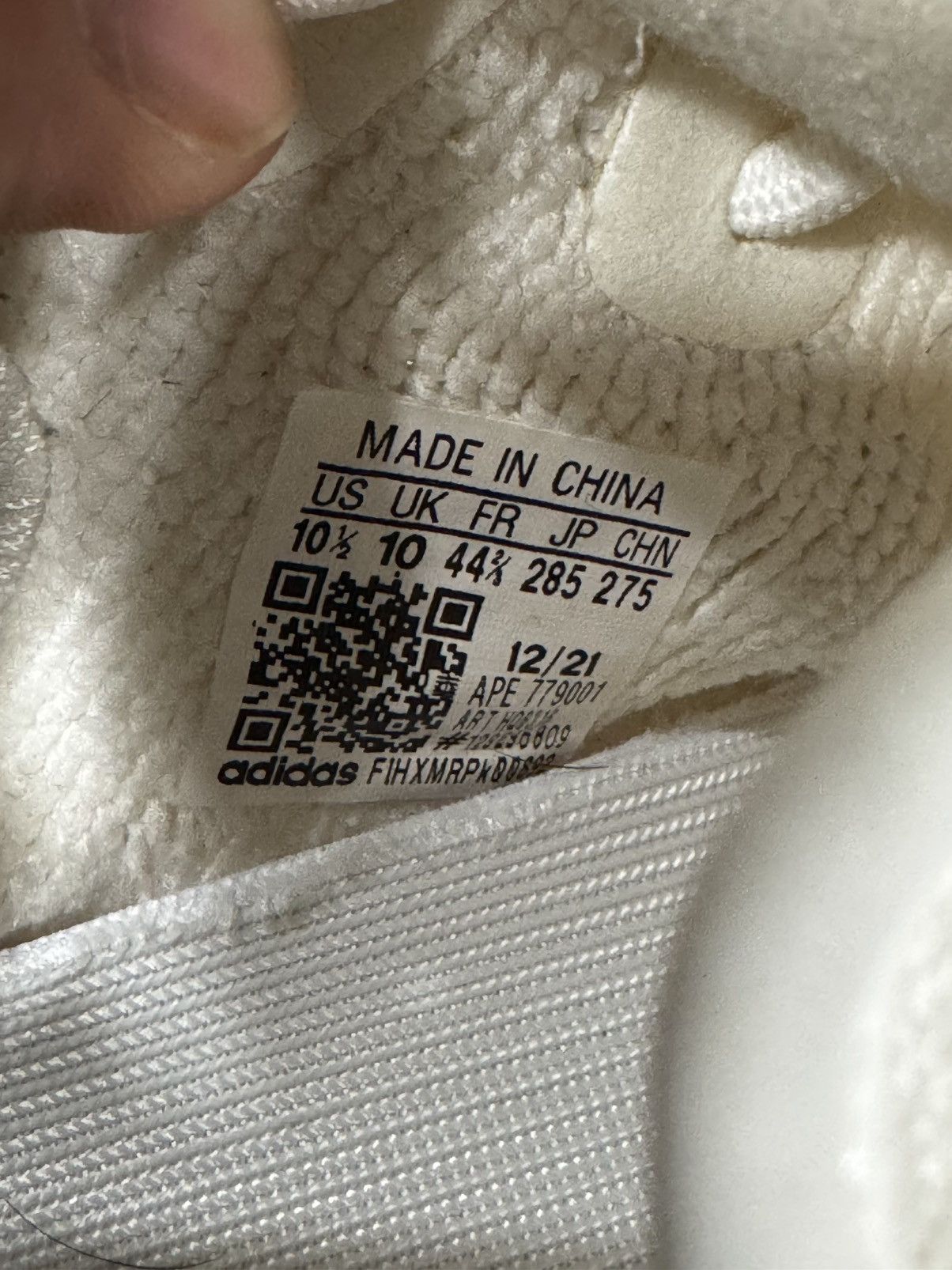 Yeezy SZ 10.5 Adidas Yeezy Boost 350 V2 ‘Bone’ Size US 10.5 / EU 43-44 - 6 Thumbnail