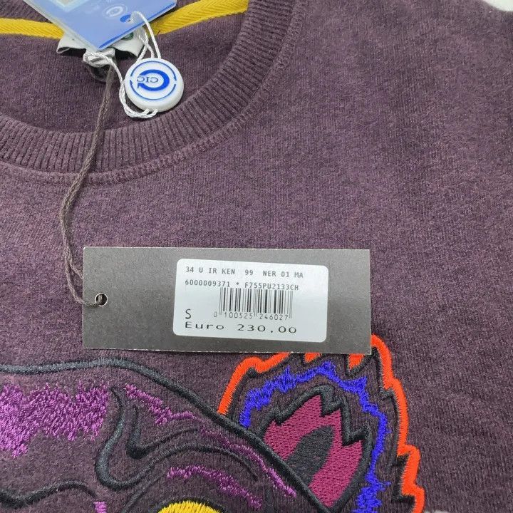 Kenzo KENZO Embroidered Long Sleeve Sweatshirt -2507 Size US S / EU 44-46 / 1 - 1 Thumbnail