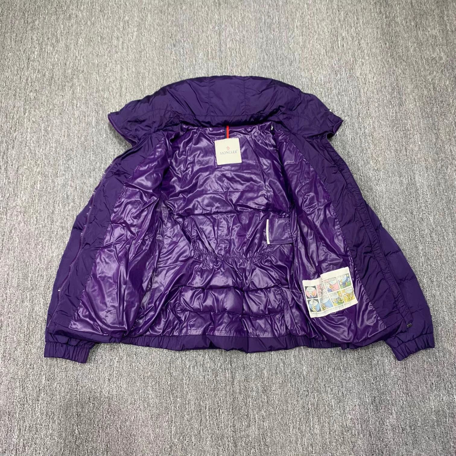 Moncler Moncler Purple Down Jacket Size L / US 10 / IT 46 - 3 Thumbnail