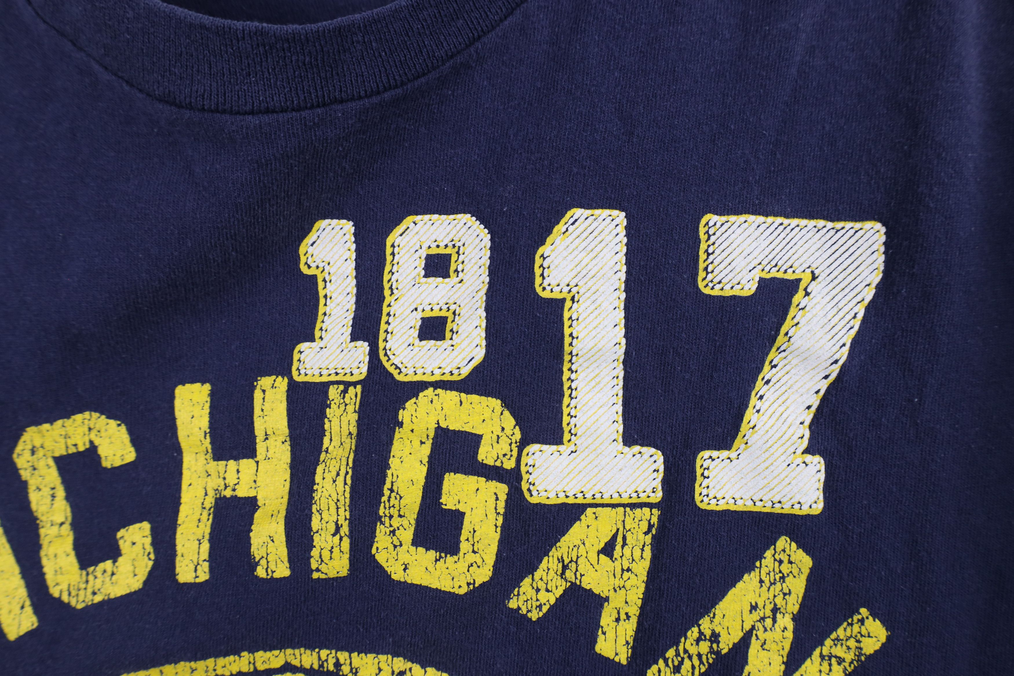 Vintage Vintage 90s University of Michigan Long Sleeve T-Shirt Size US L / EU 52-54 / 3 - 4 Thumbnail