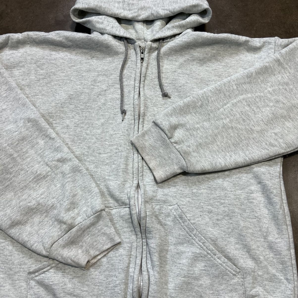 Vintage Vintage 80s Thermal Lined Zip Up Hoodie Boxy Double Layer Size US L / EU 52-54 / 3 - 4 Thumbnail
