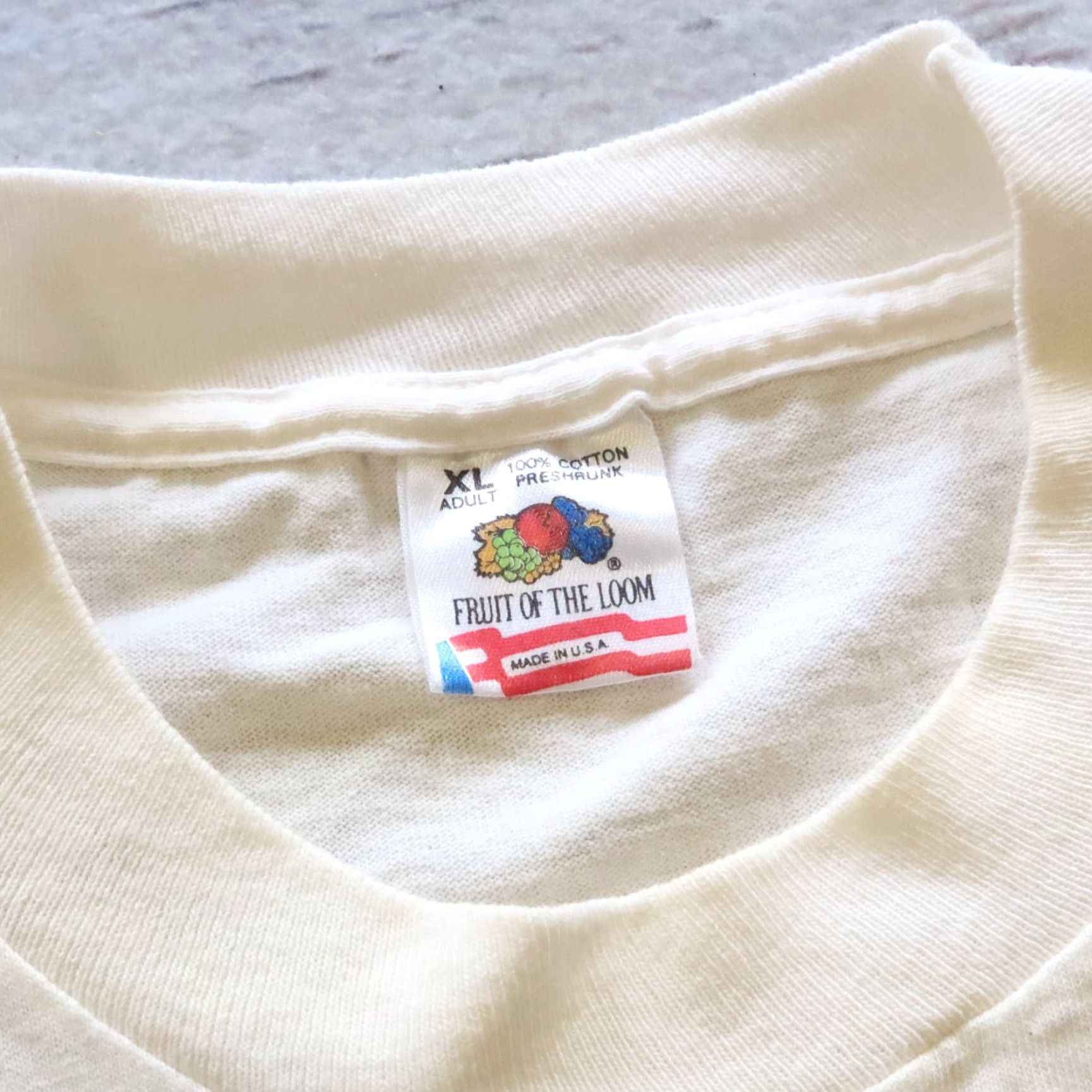 Fruit Of The Loom VINTAGE 1994 Celebrate Black History Creative Boutique Tshirt XL White Mens T-Shirt 90s Size US XL / EU 56 / 4 - 7 Thumbnail