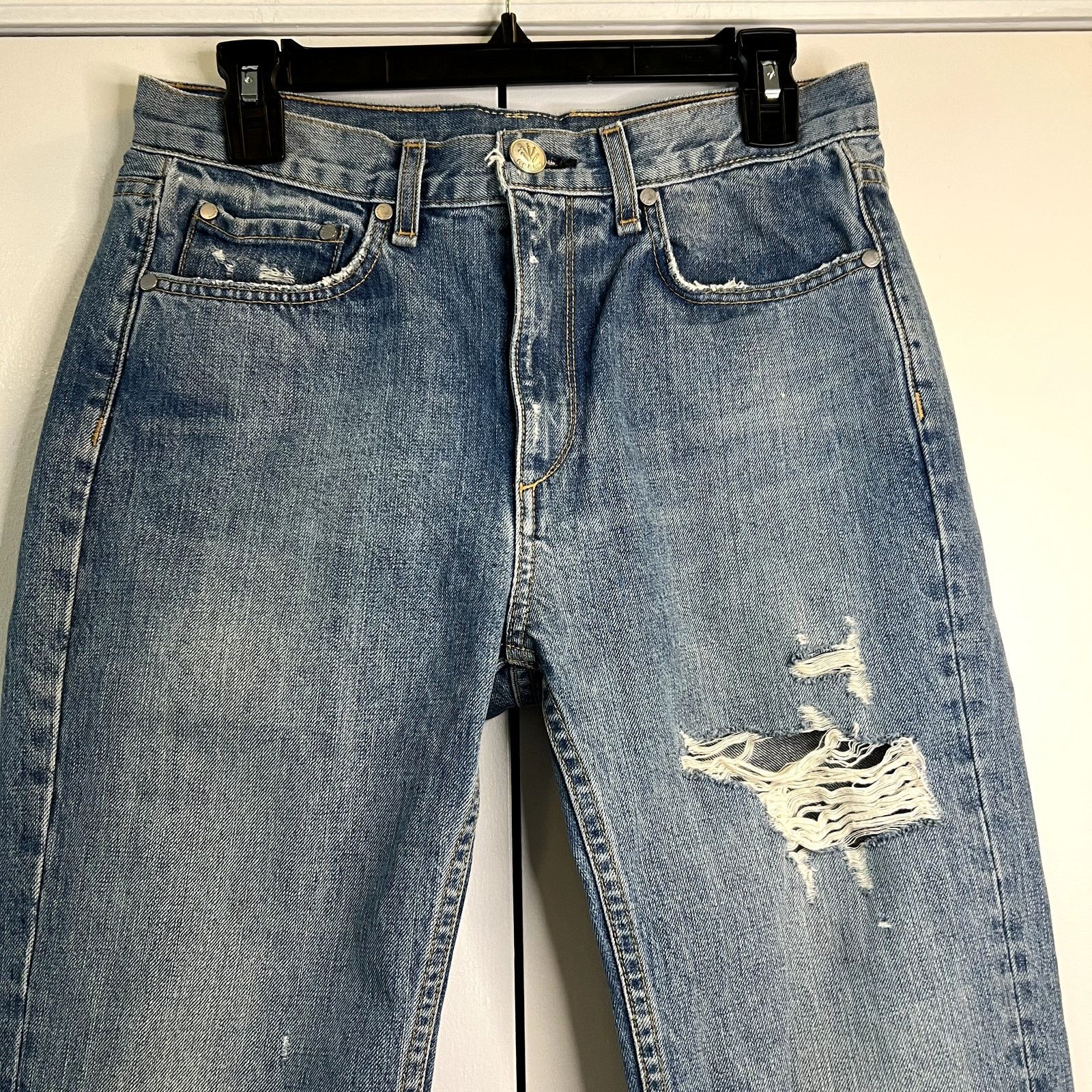Rag & Bone rag & bone boy jeans ripped blue size 25 made in USA Size 25" / US 0 / IT 36 - 5 Thumbnail