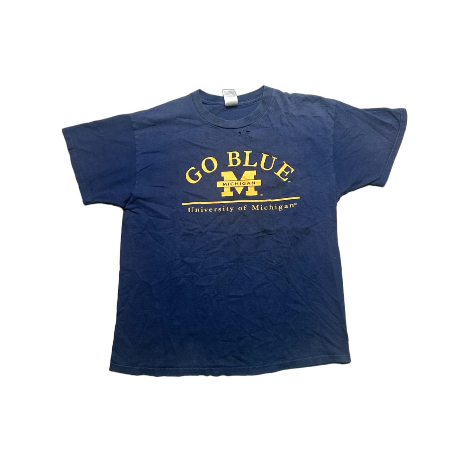 Vintage VINTAGE Michigan Wolverines Go Blue College T-Shirt XL Men Blue Shirt Size US XL / EU 56 / 4 - 1 Thumbnail