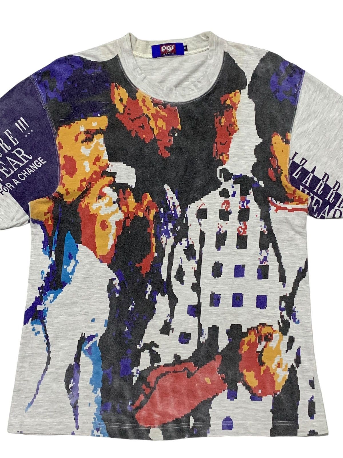 Band Tees × Hysteric Glamour 90s PGS Japan Illustration Smokey Overprint Tshirt Size US M / EU 48-50 / 2 - 4 Thumbnail