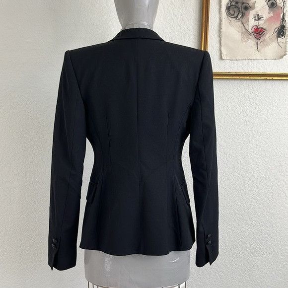 Balmain × Pierre Balmain Balmain One Button Tailored Wool Menswear French Blazer Coat Size M / US 6-8 / IT 42-44 - 7 Thumbnail