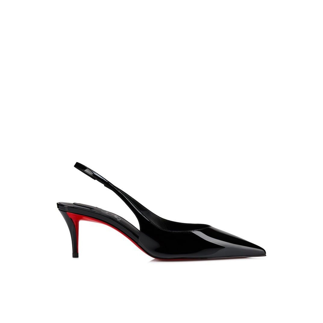 CHRISTIAN LOUBOUTIN Miss Z Black 60mm Patent Leather Pumps N
