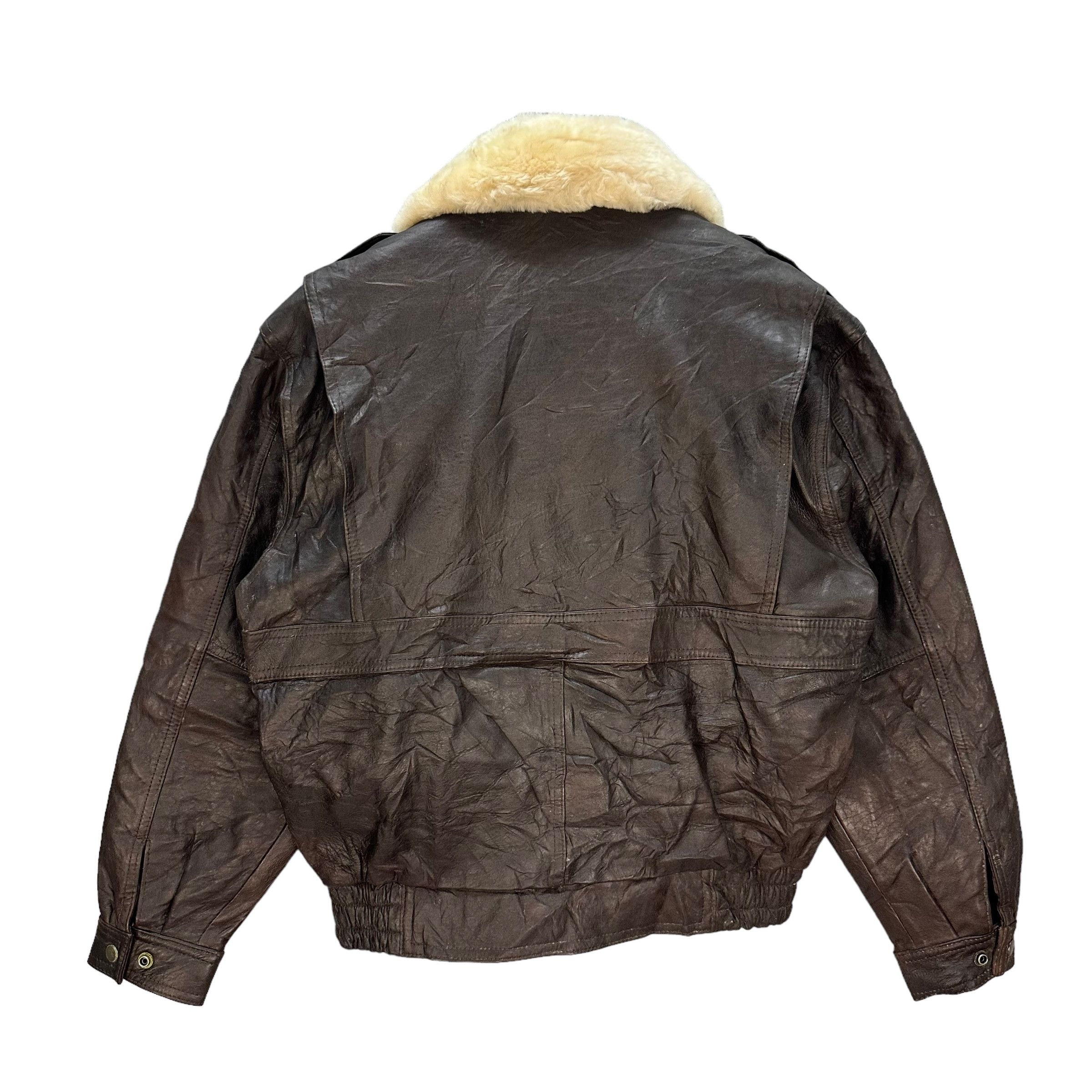 Vintage M. O. COMPANY GREAT AIR-O-WEAR A2 LEATHER JACKET #8805-028 Size US L / EU 52-54 / 3 - 14 Thumbnail