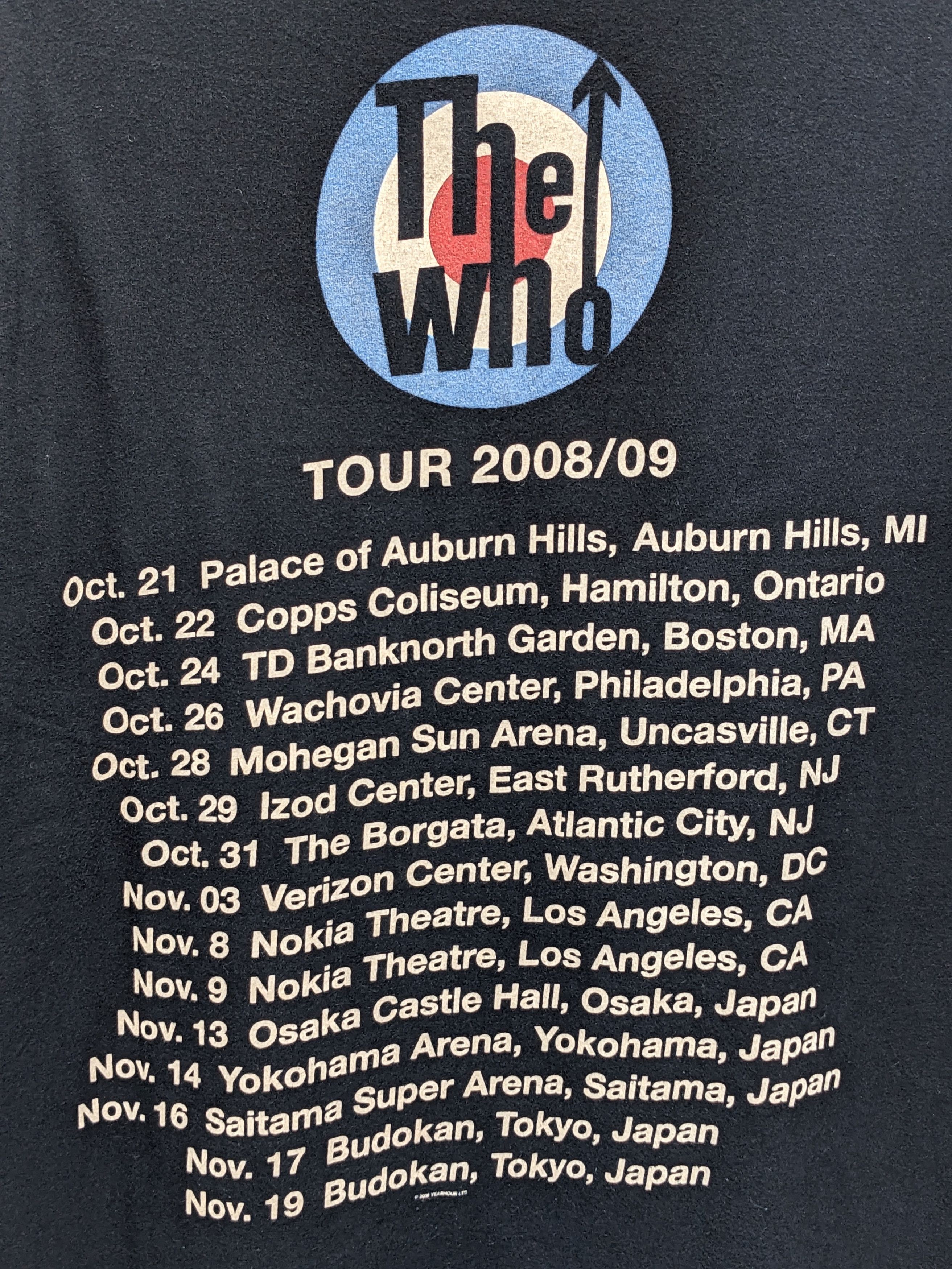 Band Tees VINTAGE Y2K THE WHO ROCK BAND Size US L / EU 52-54 / 3 - 5 Thumbnail
