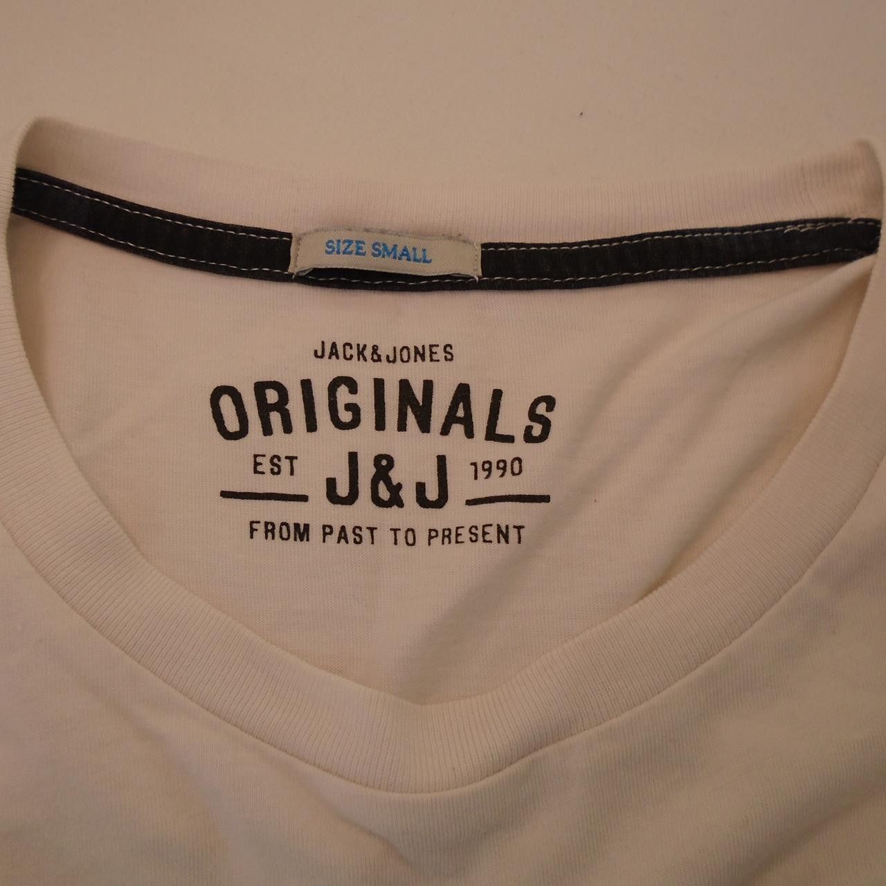 Jack & Jones Men's T-Shirt Jack & Jones. White. S. Used. Good Size US S / EU 44-46 / 1 - 10 Thumbnail