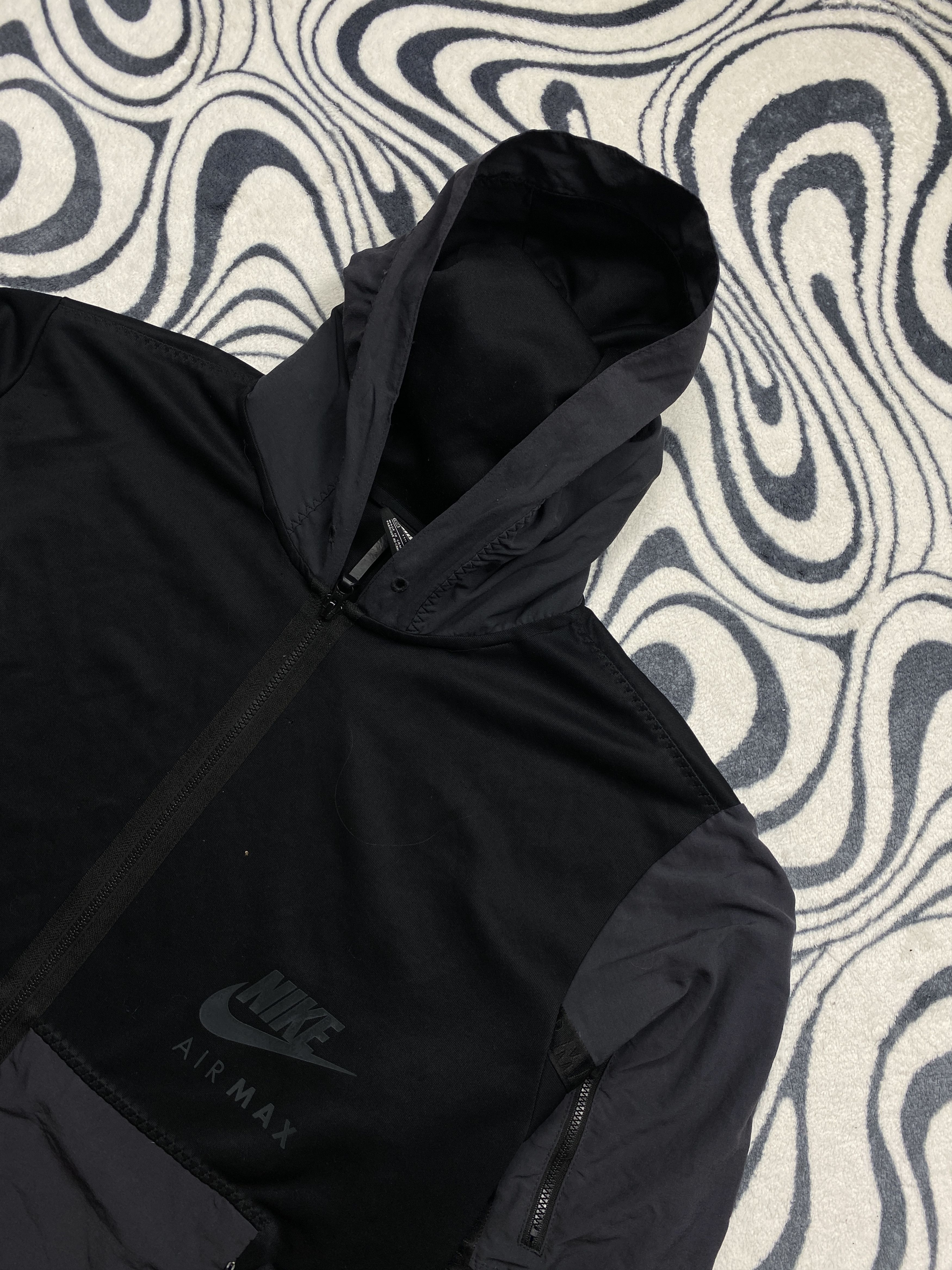 Nike Nike Airmax Mens Zip Hoodie Y2K nylon pockets Size US XXL / EU 58 / 5 - 2 Thumbnail