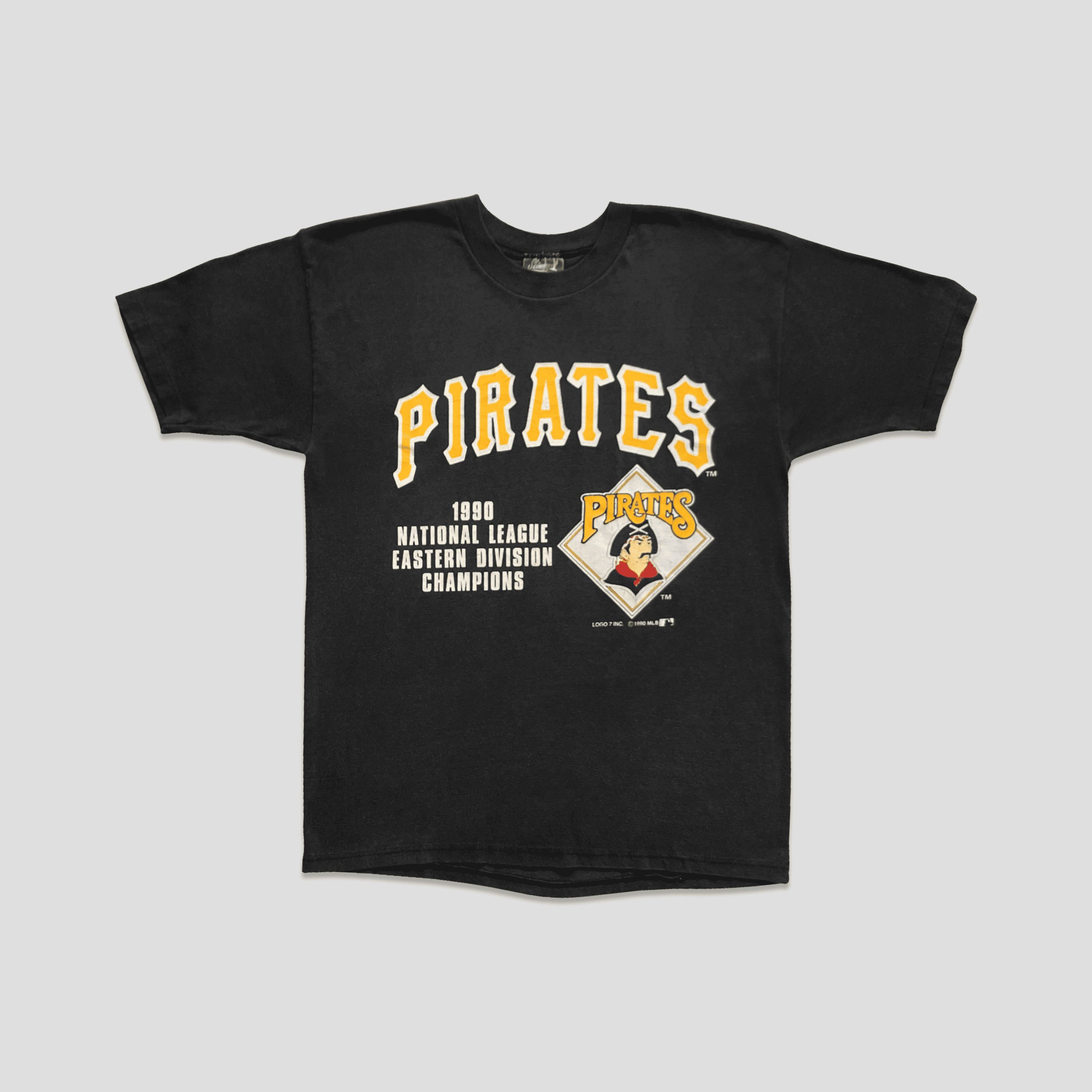 MLB Vintage 1990 Pittsburgh Pirates T-Shirt Size US L / EU 52-54 / 3 - 1 Thumbnail