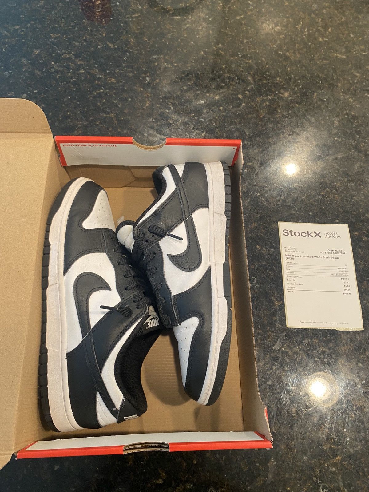 Nike Black nike panda dunks Size US 10 / EU 43 - 7 Thumbnail