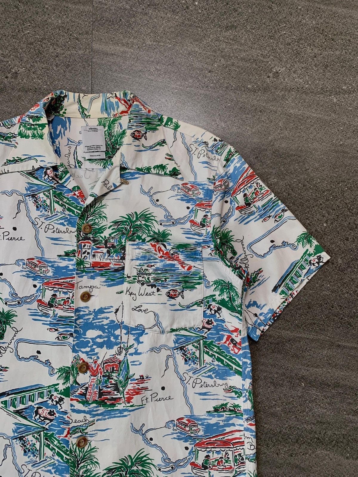 Visvim FREE TAX! Duke Camp Collar Printed Shirt Size US S / EU 44-46 / 1 - 3 Thumbnail