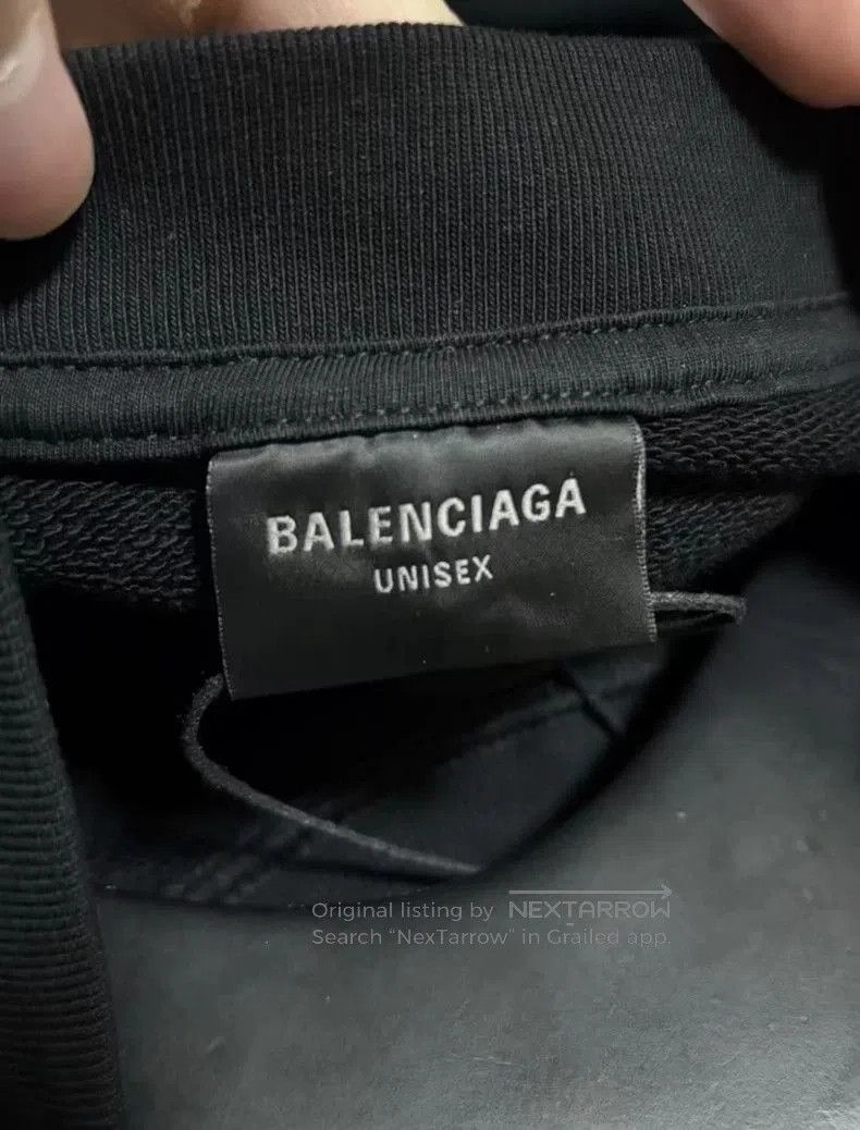 Balenciaga Balenciaga 3B Shadow Print Sweatshirt. Size US M / EU 48-50 / 2 - 3 Thumbnail