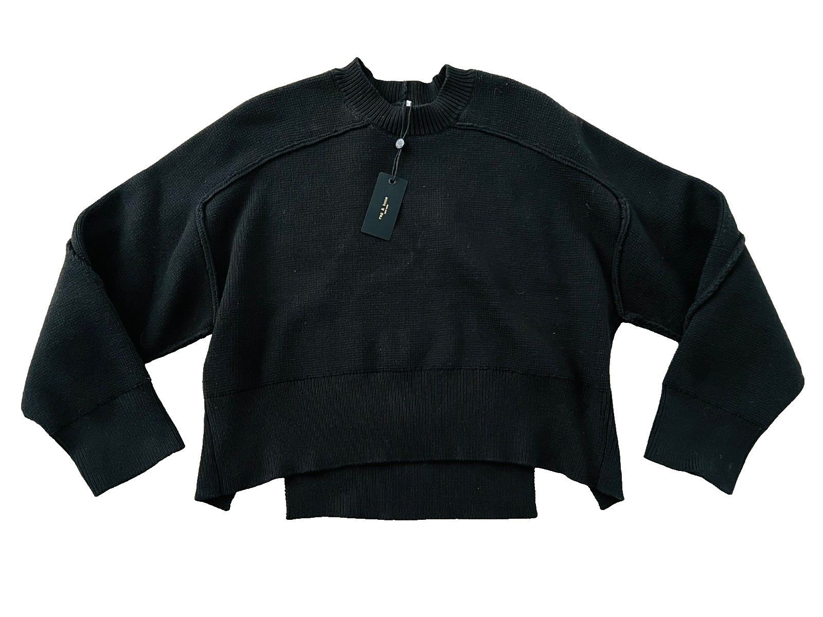 Rag & Bone Rag & Bone New York Lysa Crewneck Sweater in Black ( XS ) Size XS / US 0-2 / IT 36-38 - 1 Thumbnail