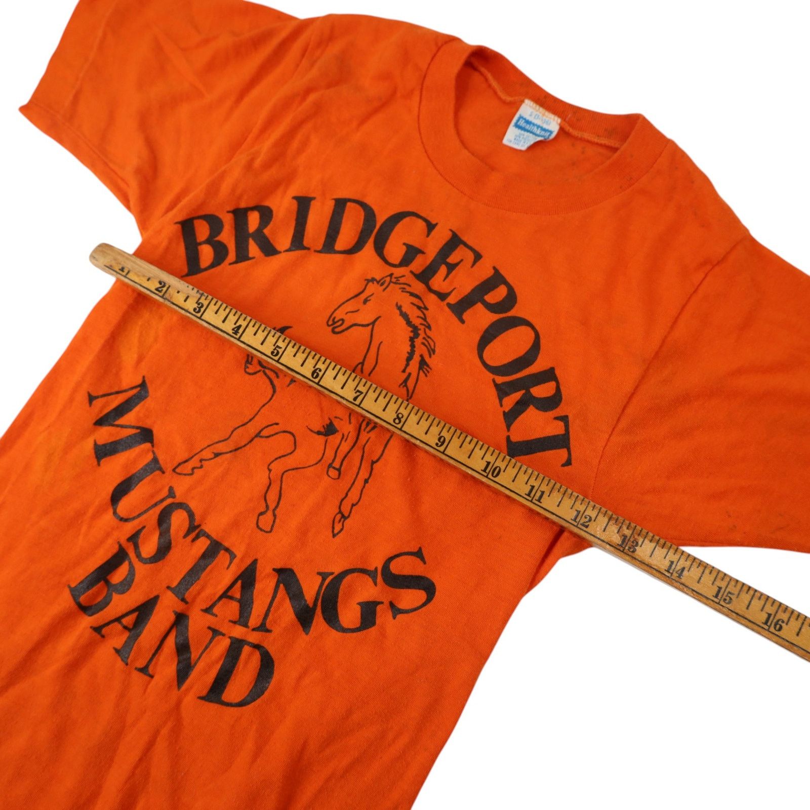 Vintage True Vintage Bridgeport Mustangs Band Graphic T Shirt Size US S / EU 44-46 / 1 - 8 Thumbnail