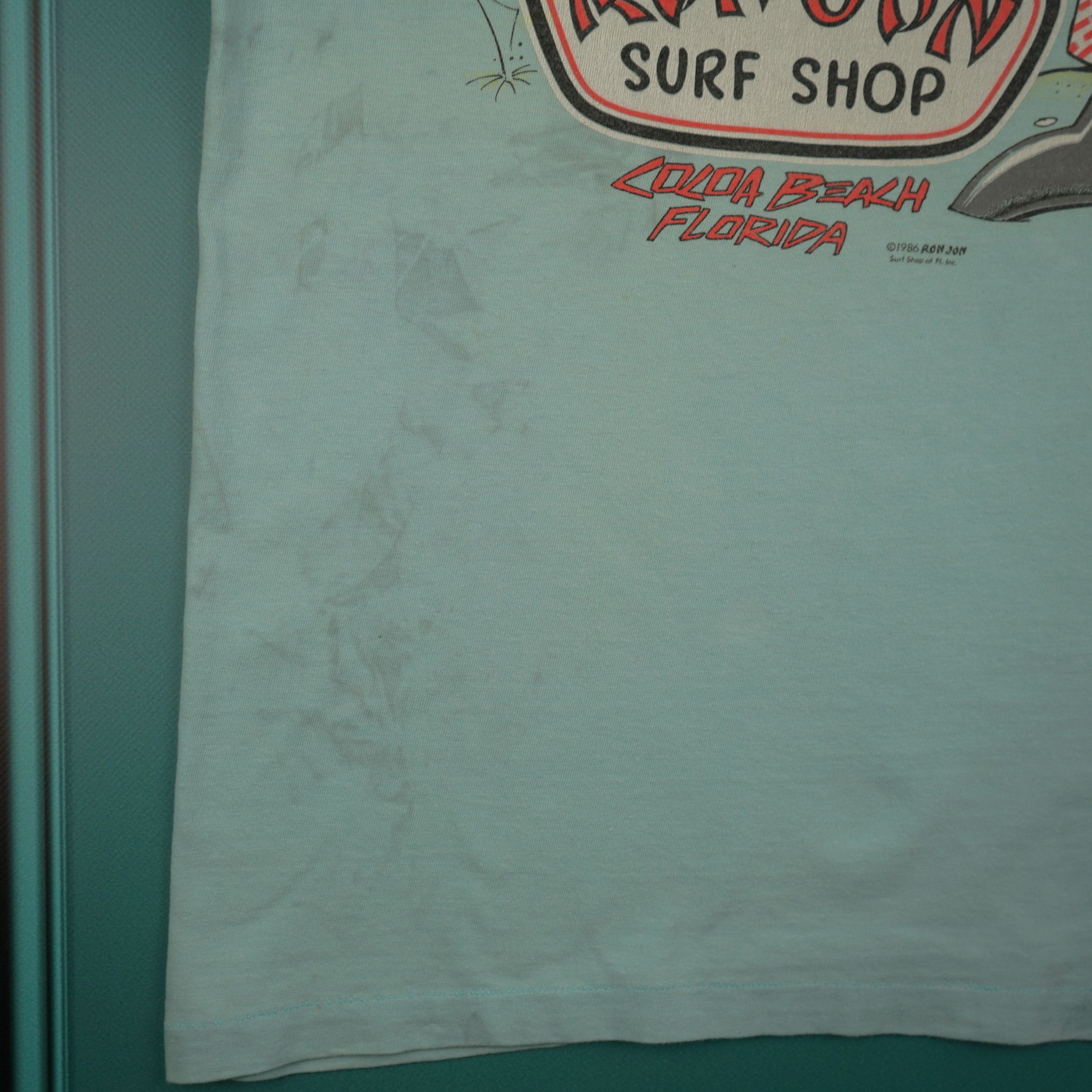 Ron Jon Surf Shop × Vintage Vintage 1986 Ron Jon Surf Shop T-Shirt Size US M / EU 48-50 / 2 - 4 Thumbnail