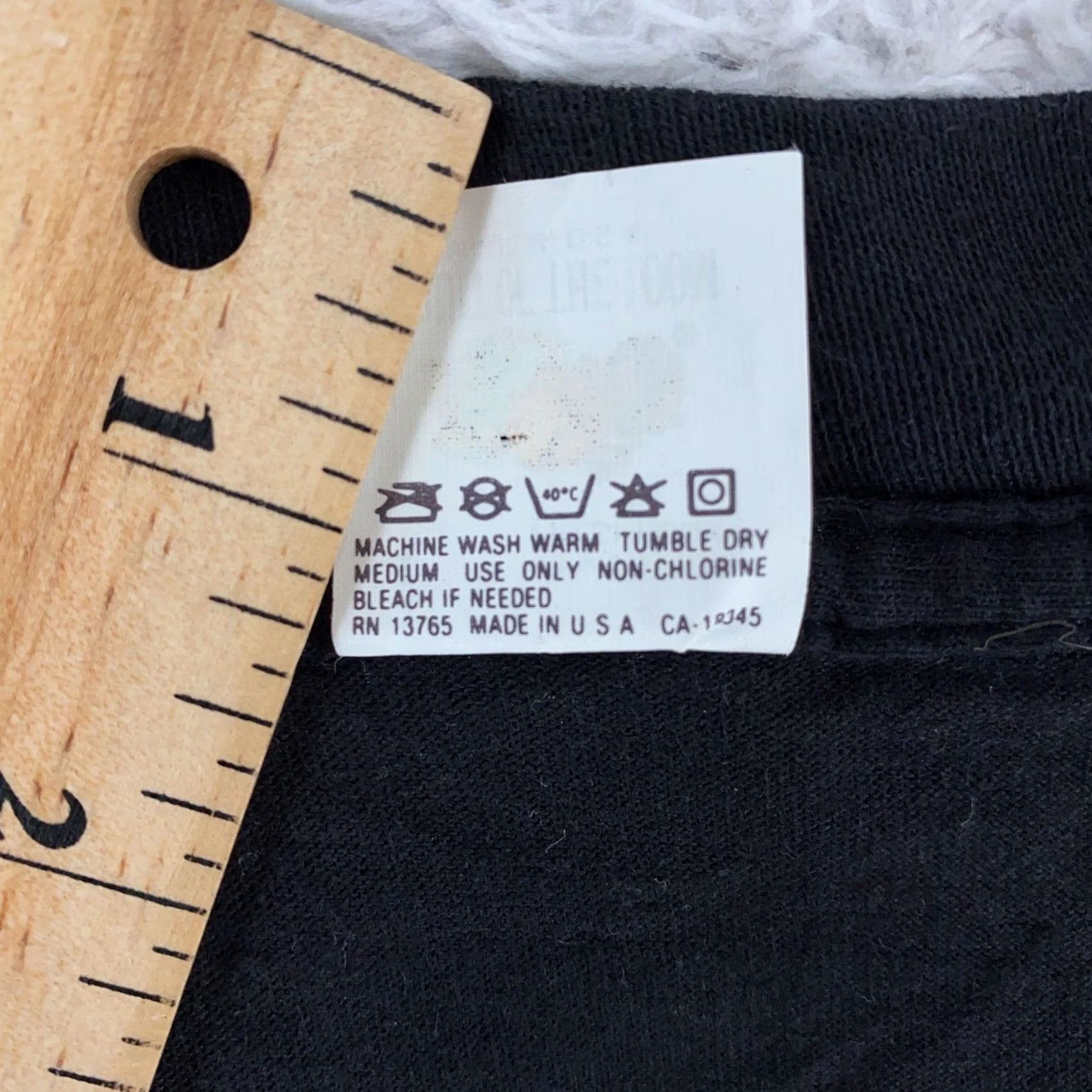 Fruit Of The Loom VINTAGE Fruit of the Loom Pocket T-Shirt Mens M Black 90s Retro Cotton Short Sleeve Crew Neck Size US M / EU 48-50 / 2 - 7 Thumbnail