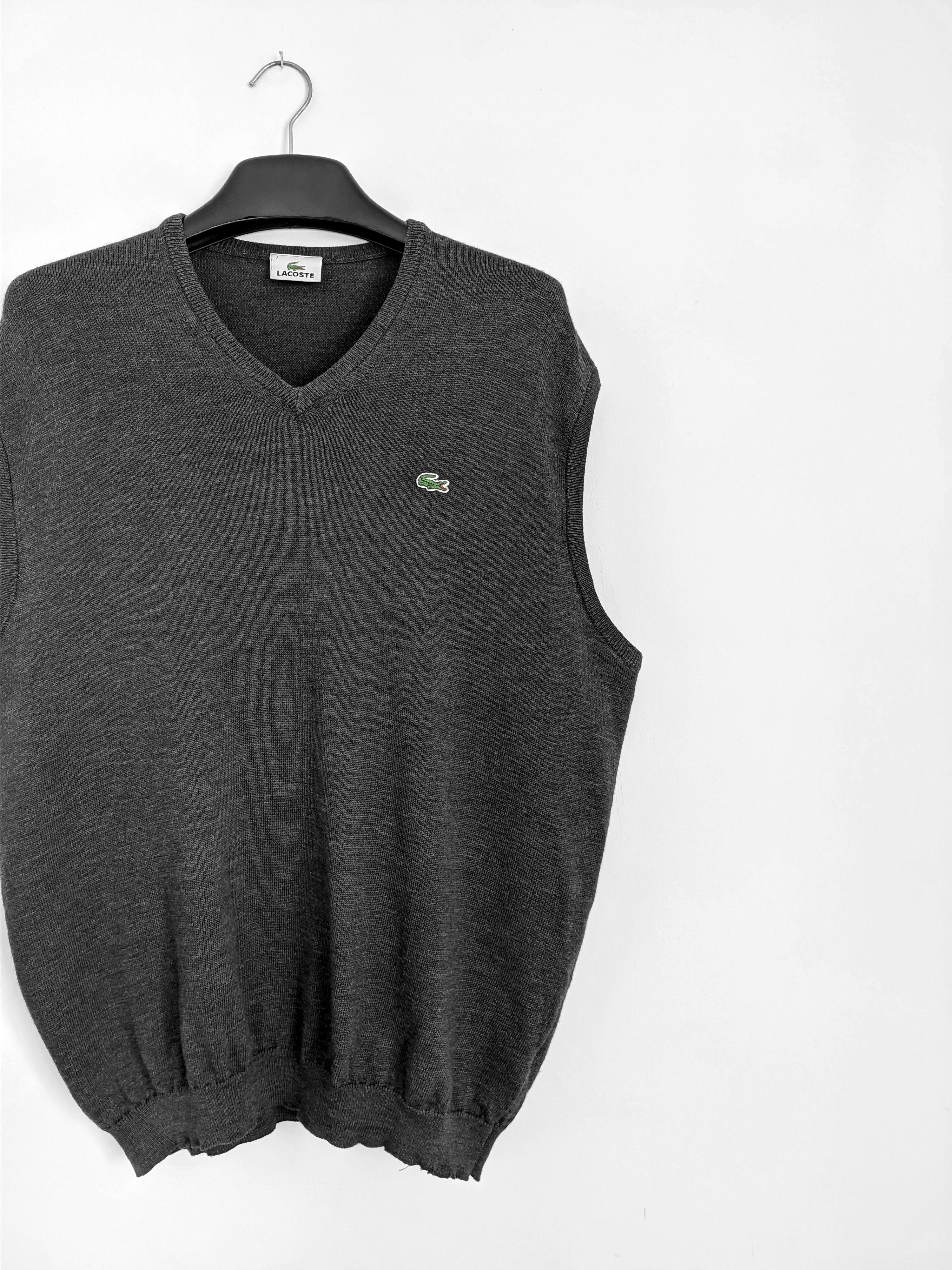 Lacoste Vintage lacoste vest cotton 90s sleveless Size US XL / EU 56 / 4 - 6 Thumbnail