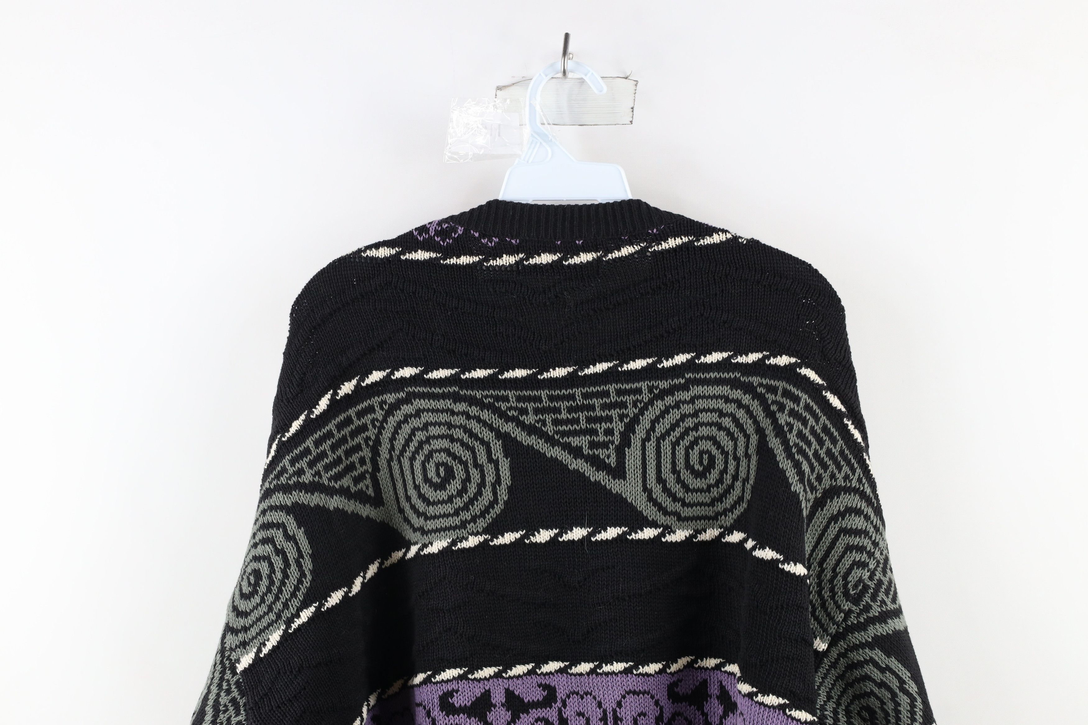 Vintage 90s Coogi Style Cotton Knit Dad Sweater USA