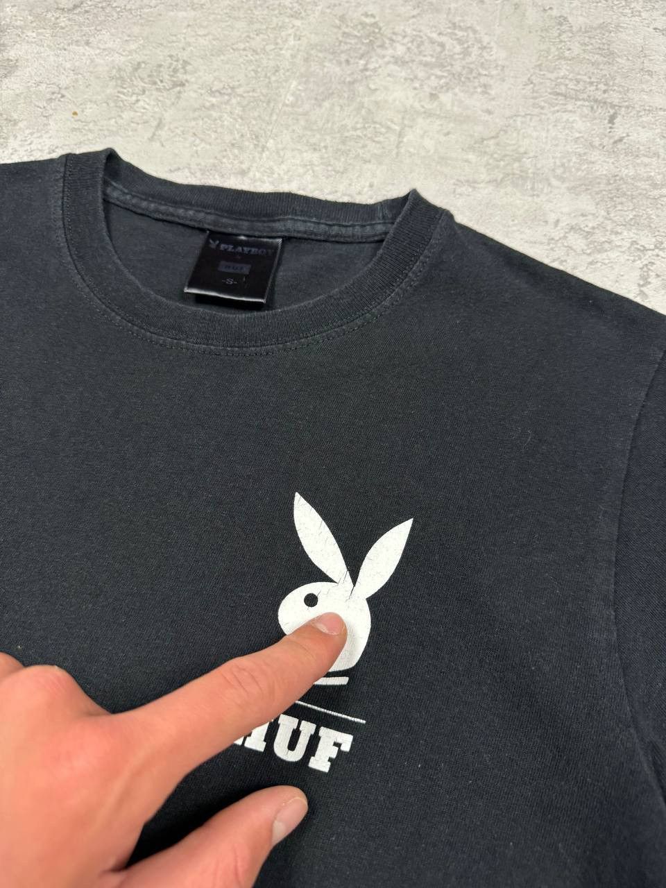 Playboy Huf & PlayBoy Black T-Shirt Big Logo Size S Size US S / EU 44-46 / 1 - 12 Thumbnail