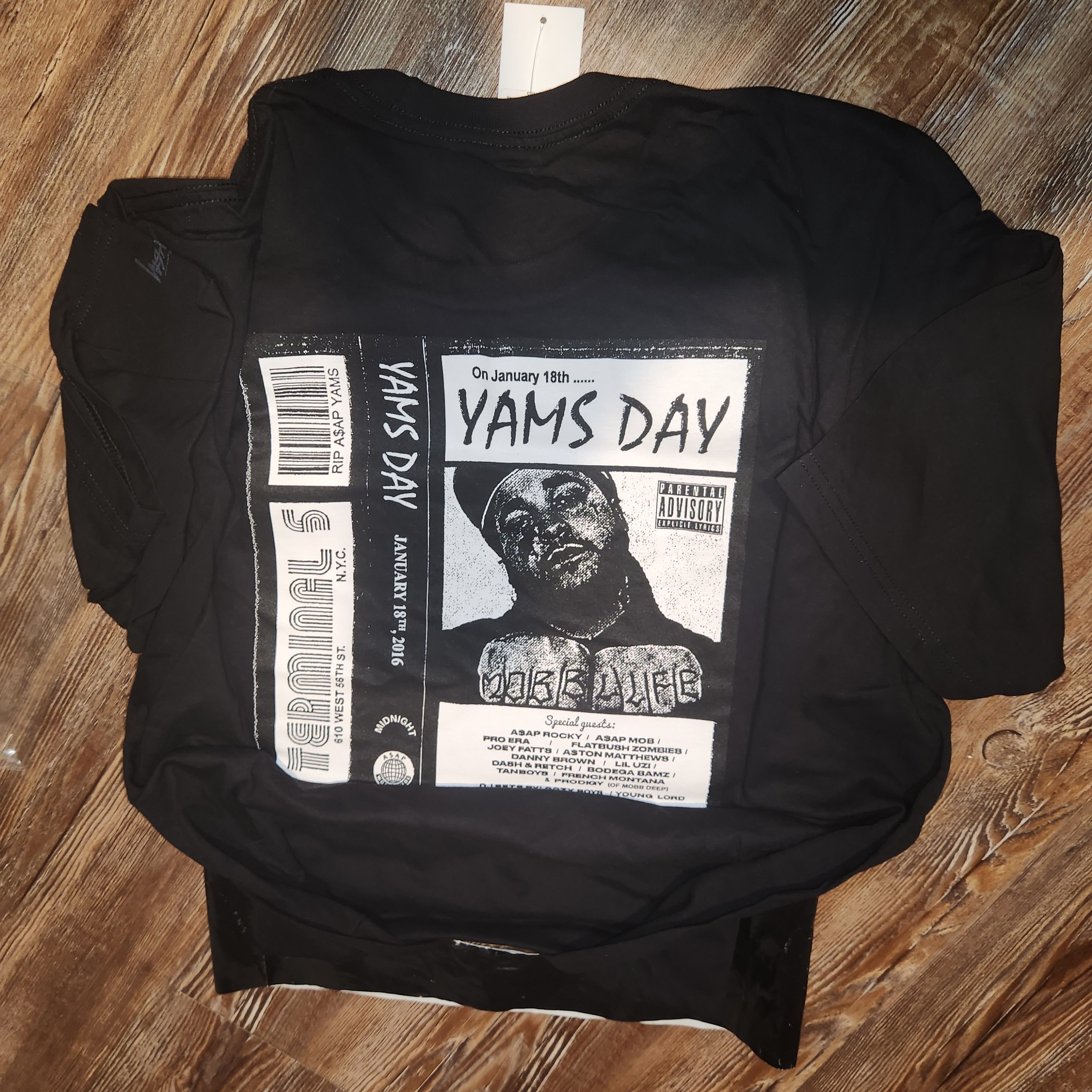 A$AP Rocky × Stussy BNWT 2016 Stussy x Midnight Studios x A$AP Gang Yams Day tee Size US L / EU 52-54 / 3 - 2 Thumbnail
