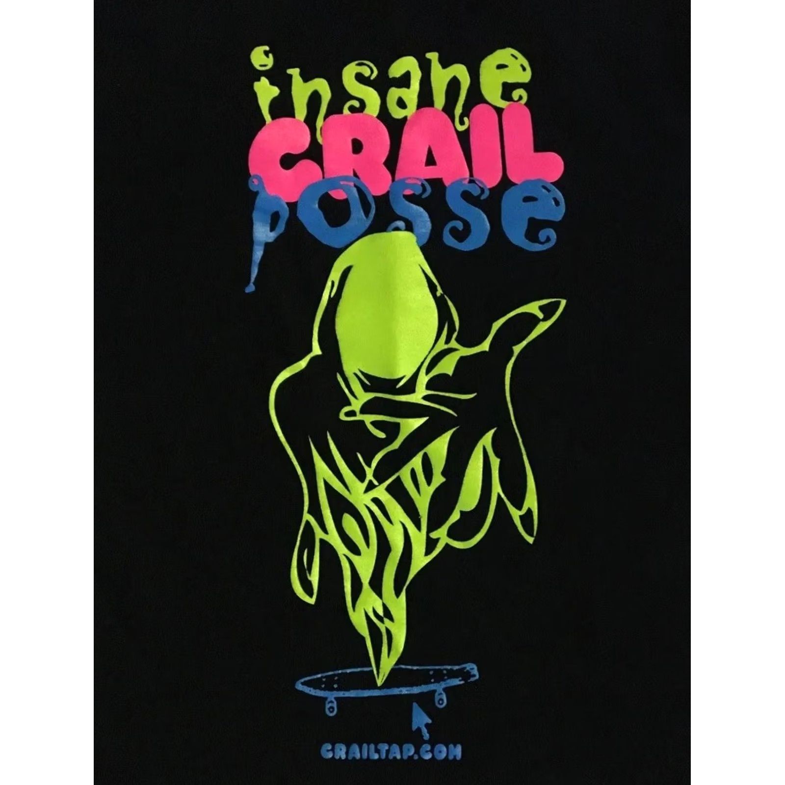 Girl Skateboards Crailtap ICP Insane Crail Posse Faded Shirt XL Black Vintage 90s Skater Clown Humor Graffiti T-Shirt Mens Size US XL / EU 56 / 4 - 3 Thumbnail