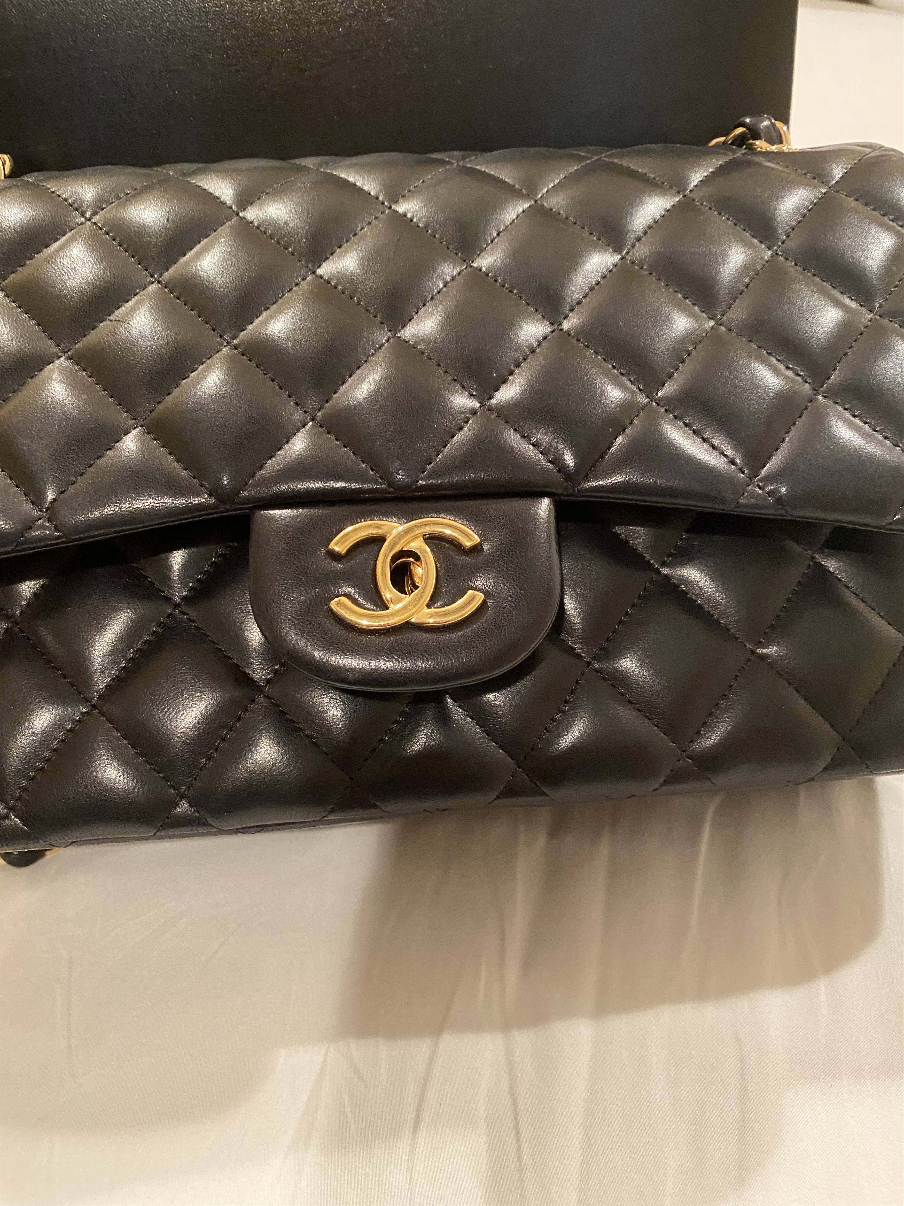 Chanel Chanel Jumbo Double Flap Lambskin, GHW Size ONE SIZE - 3 Thumbnail