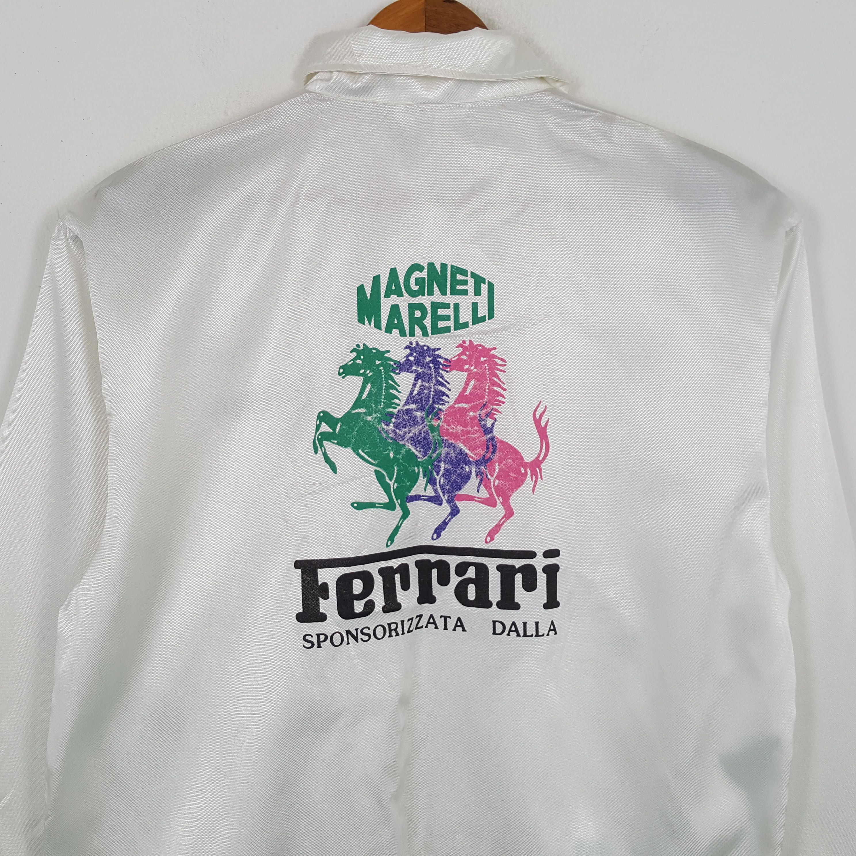Ferrari × Vintage Vintage MAGNETI MARELLI FERRARI Formula One Racing Jacket Size US L / EU 52-54 / 3 - 2 Thumbnail