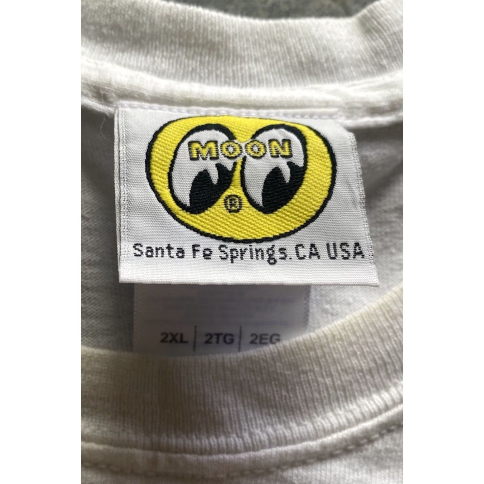 Logo 7 Mooneyes T Shirt Men’s 2XL White Logo Short Sleeve Size US XXL / EU 58 / 5 - 2 Thumbnail