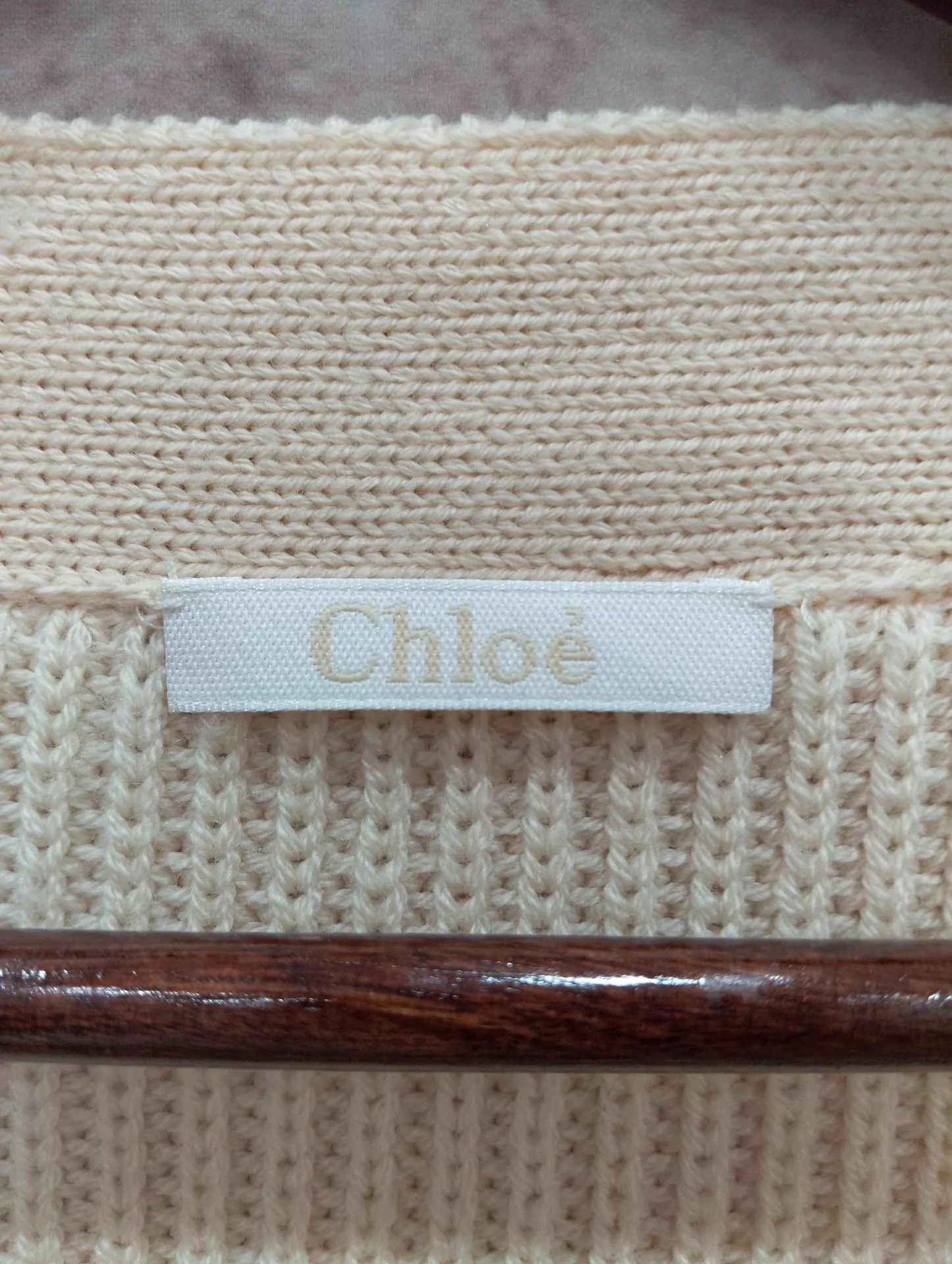 Chloe CHLOE Women's Knit Cardigan L 95 New Size L / US 10 / IT 46 - 3 Thumbnail