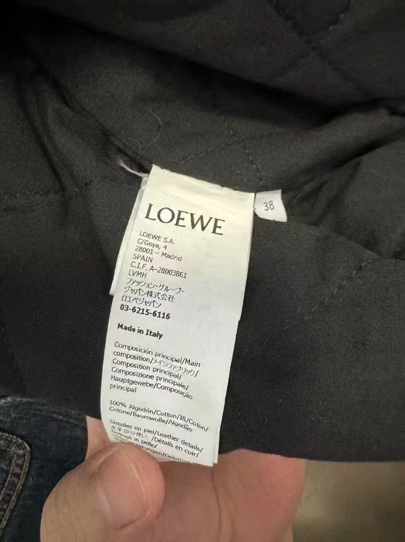Loewe LOEWE Water-wash effect casual short denim shirt Size XS / US 0-2 / IT 36-38 - 4 Thumbnail