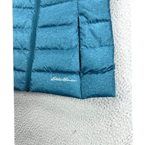 Eddie Bauer VINTAGE Eddie Bauer Vest Womens XS EB650 Teal Goose Down Quilted Puffer Full Zip Pockets Size XS / US 0-2 / IT 36-38 - 7 Thumbnail