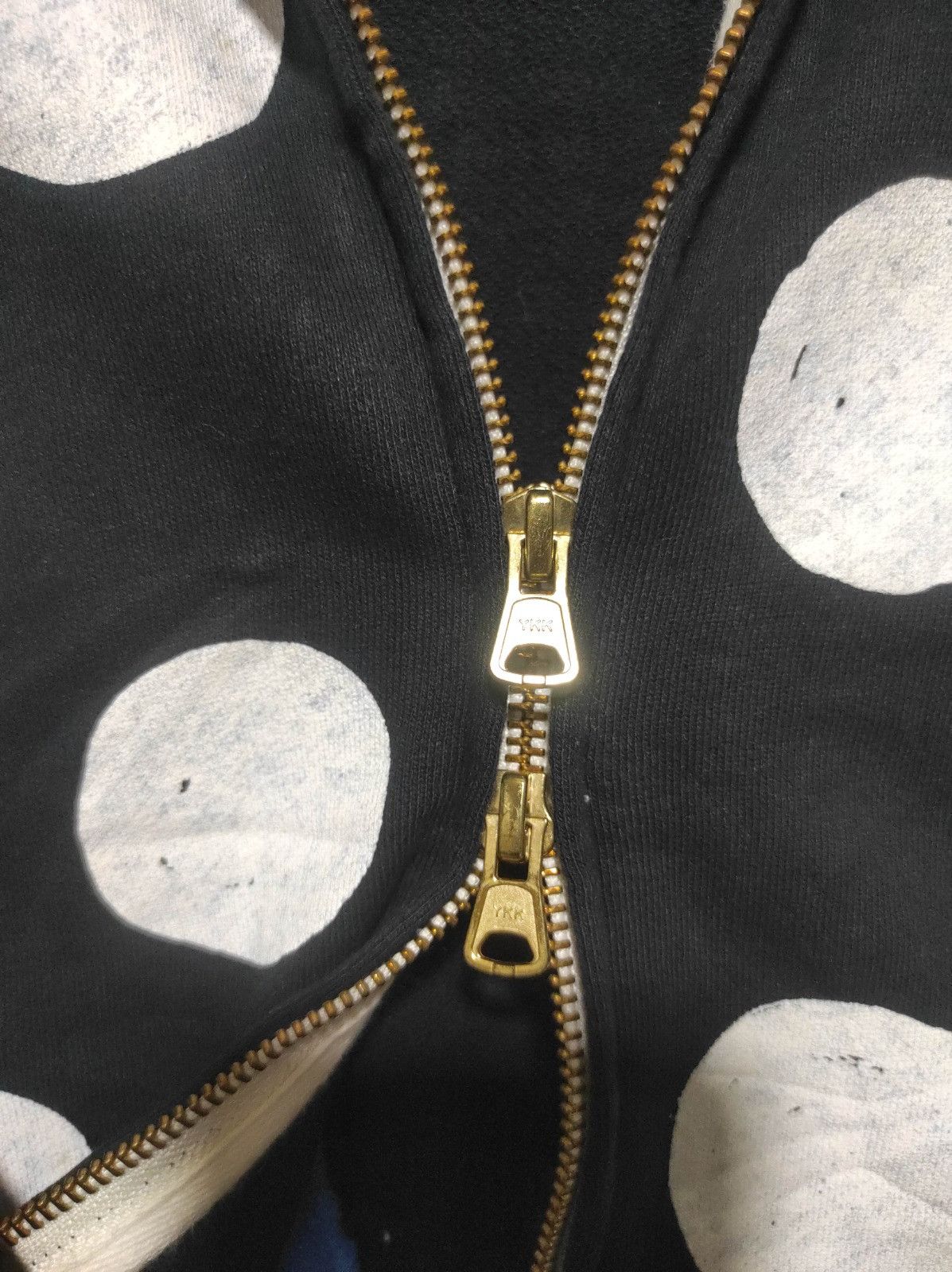 Japanese Brand Design Tshirt's Store Graniph Polkadot double zip fur hoodie Size US S / EU 44-46 / 1 - 4 Thumbnail
