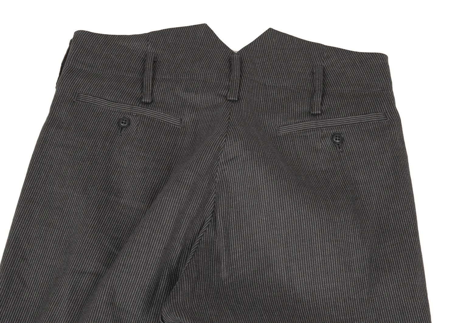 Yohji Yamamoto Yohji Yamamoto Linen Blend Stripe Trousers Gray Size US 32 / EU 48 - 9 Thumbnail