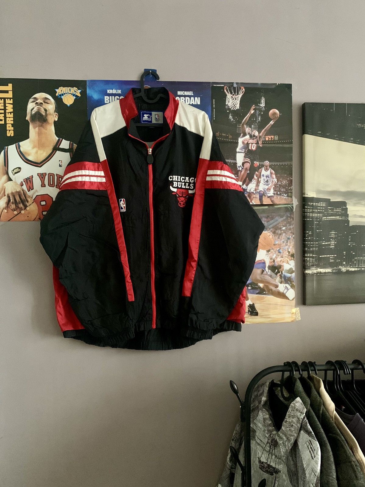 Chicago bulls starter selling jacket xl