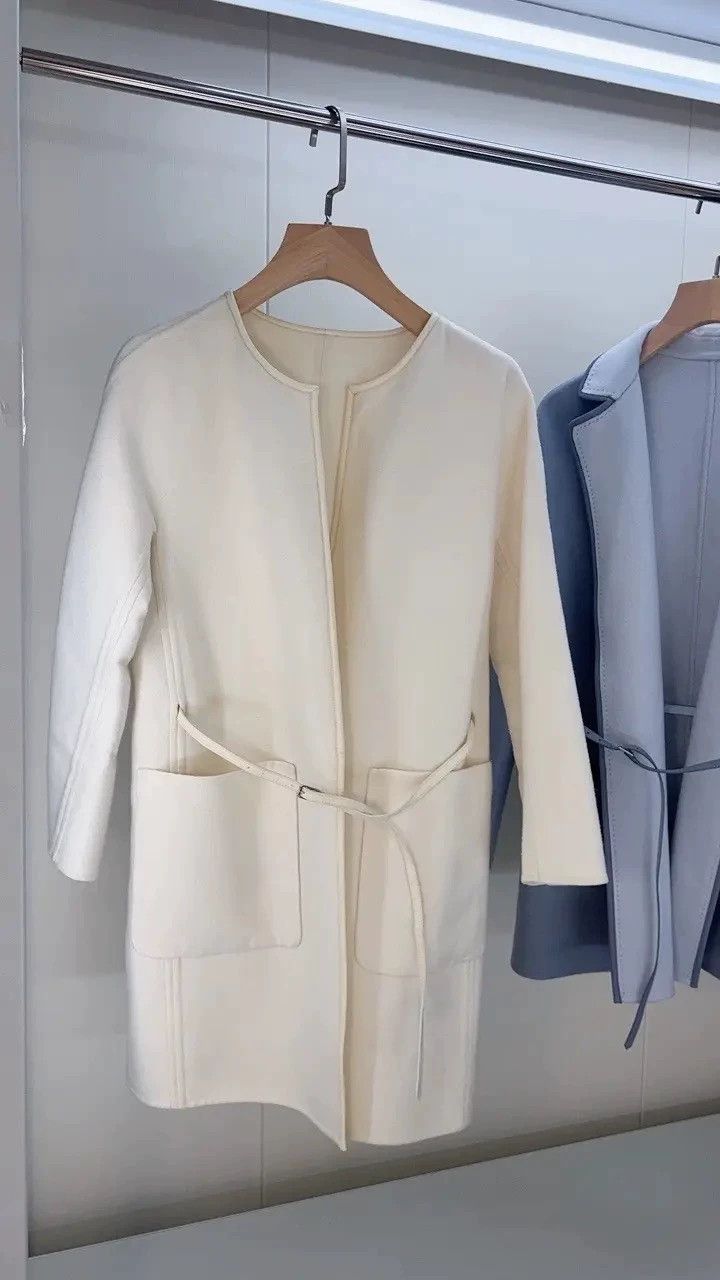 LORO PIANA Double-faced cashmere coat