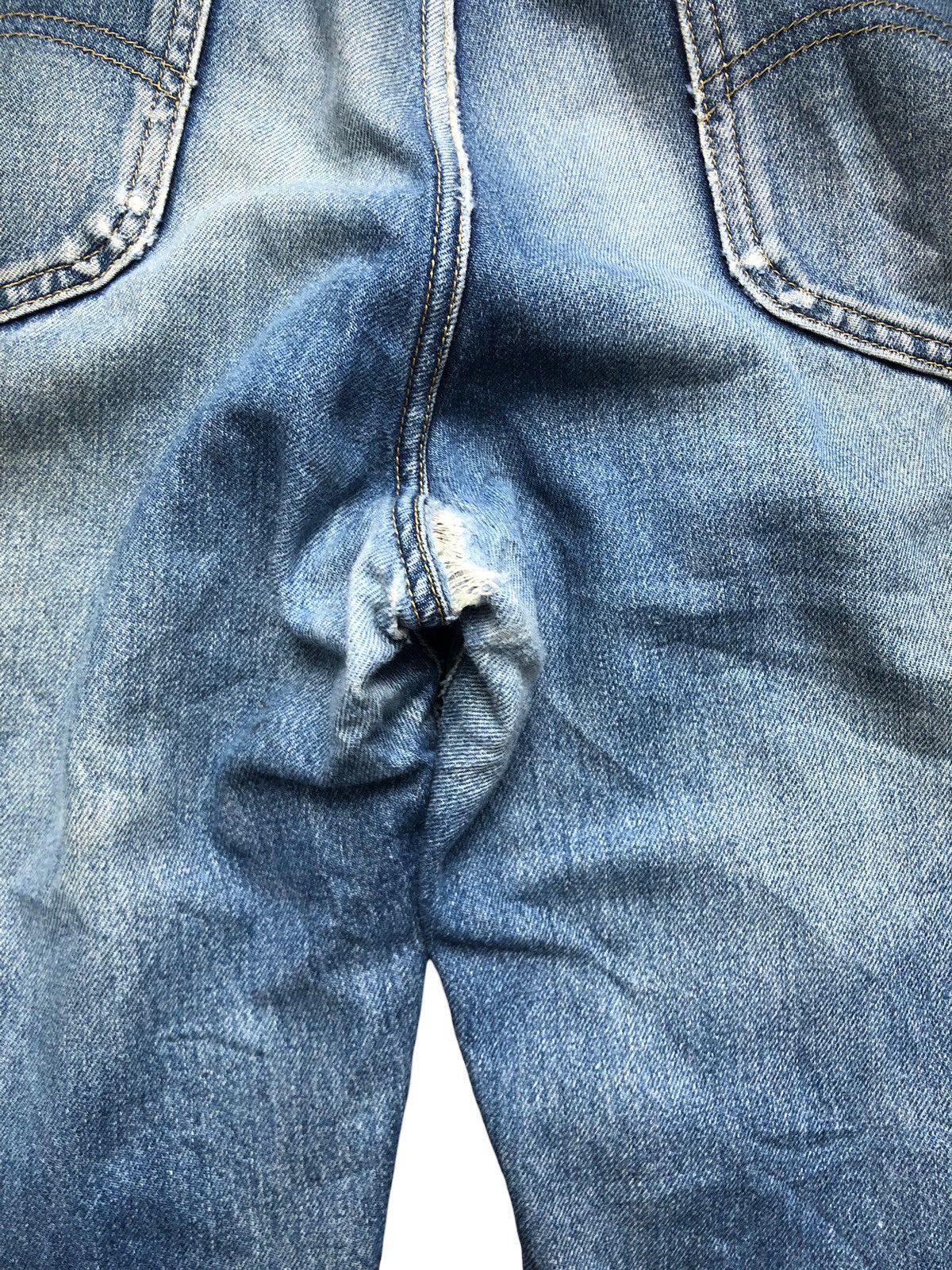 Japanese Brand × Lee × Vintage Vintage Lee Ripped Distressed Denim Jeans Size US 35 - 14 Thumbnail