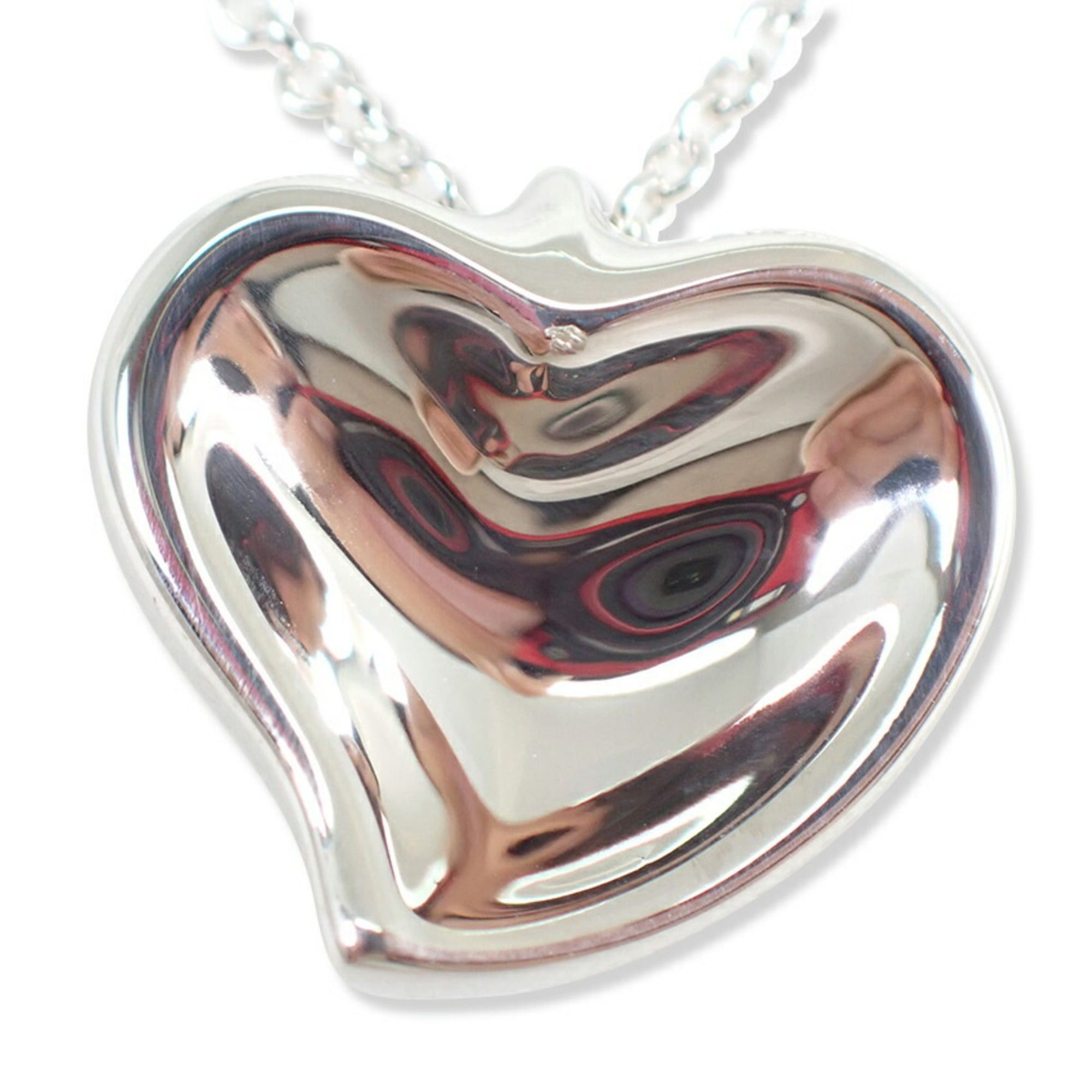 Tiffany & Co. TIFFANY 925 Full Heart Pendant Necklace Size ONE SIZE - 1 Thumbnail