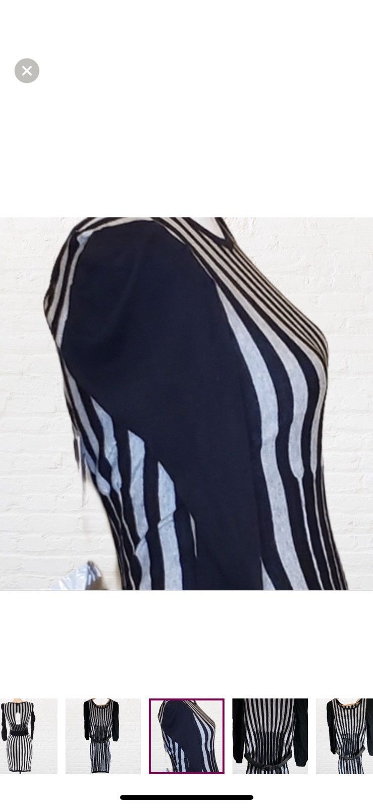 Other VERO MODA KNIT ABOVE KNEE DRESS WITH REMOVABLE BELT SIZE S Size S / US 4 / IT 40 - 4 Thumbnail