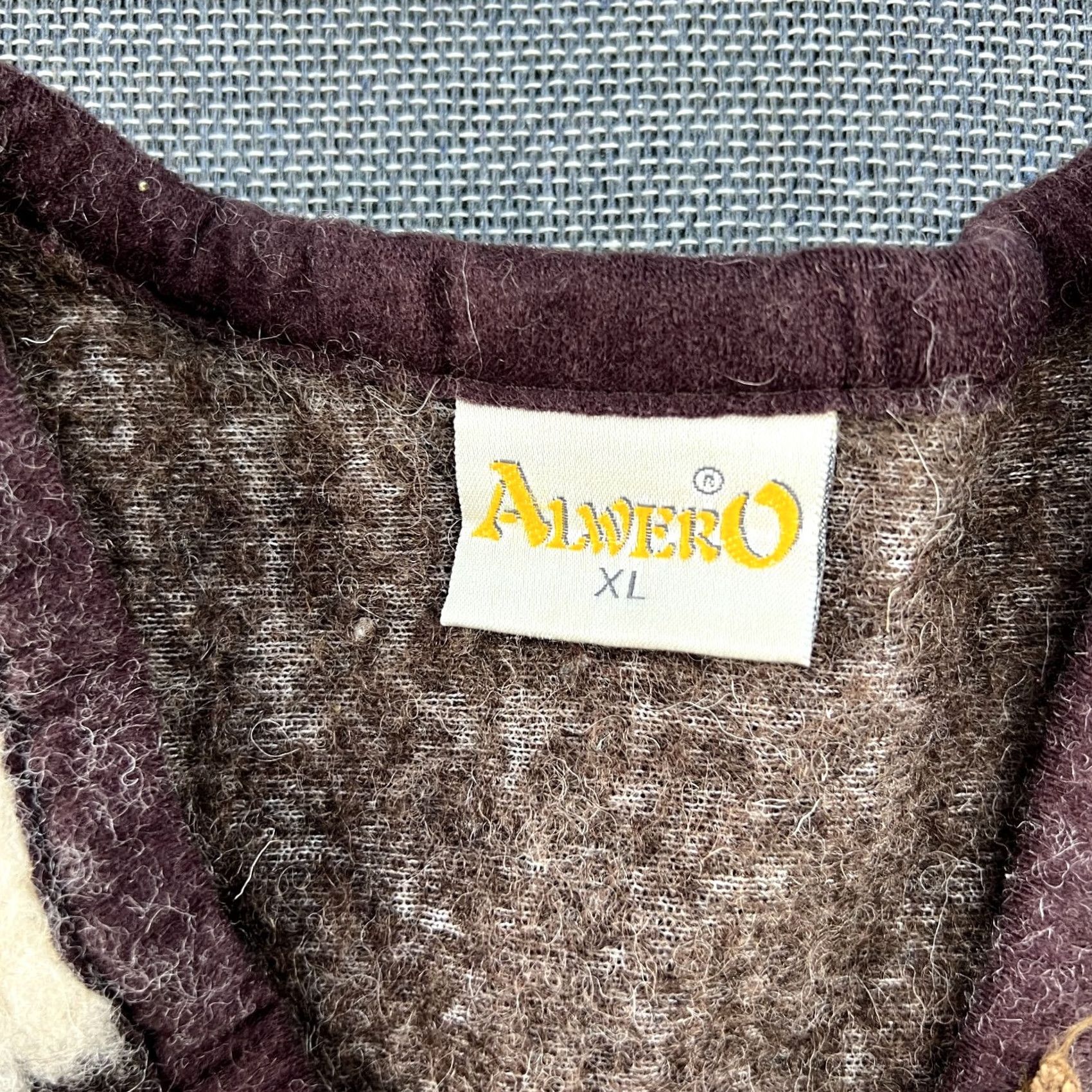 Vintage VINTAGE Alwero Womens Vest XL Full Zip Brown Wool Pile Sherpa Ladies Size XL / US 12-14 / IT 48-50 - 3 Thumbnail