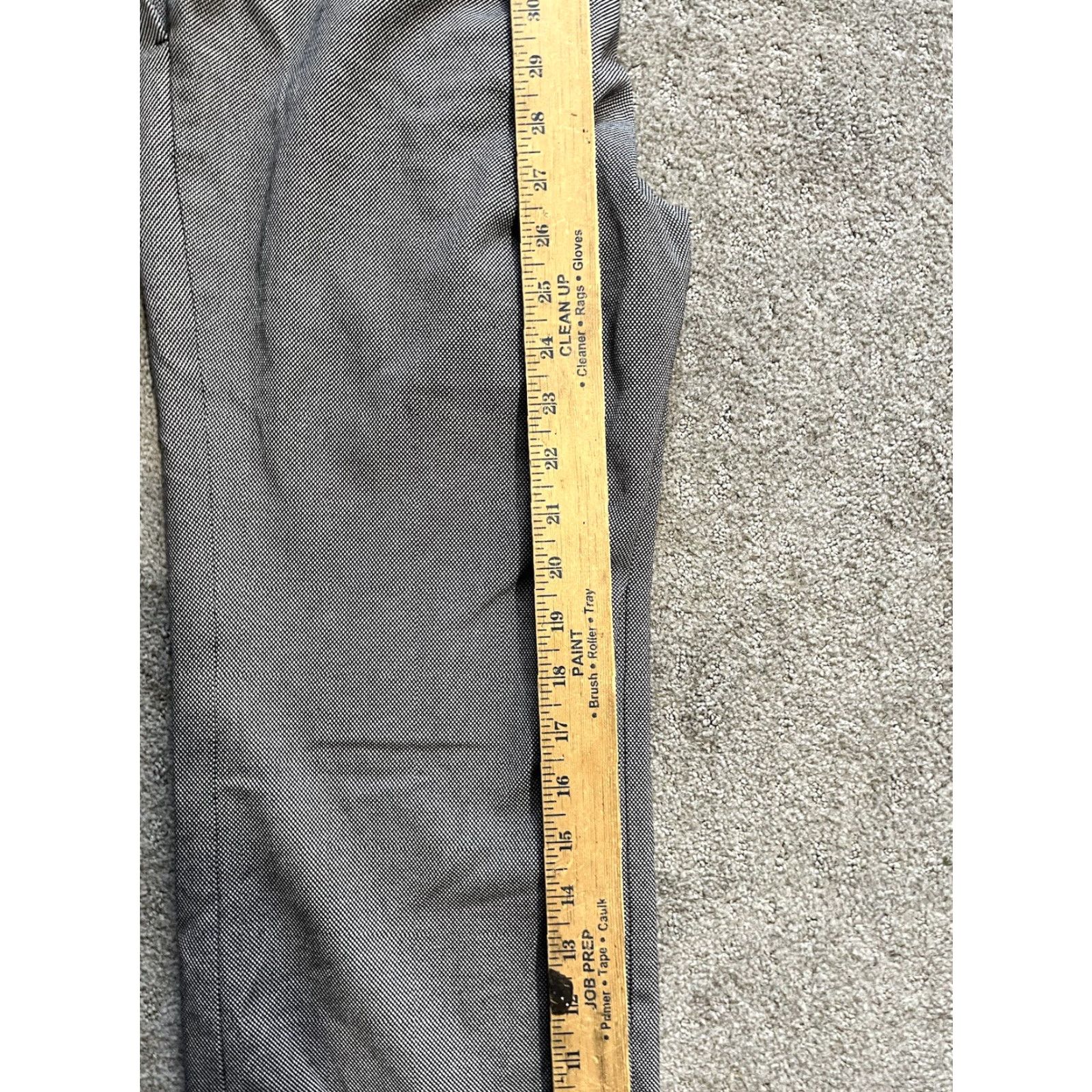 Ann Taylor VINTAGE Ann Taylor Grey Maria Trouser Pants Women 8P Petite Gray Dress Pants 8P Womens Size 30" / US 8 / IT 44 - 6 Thumbnail