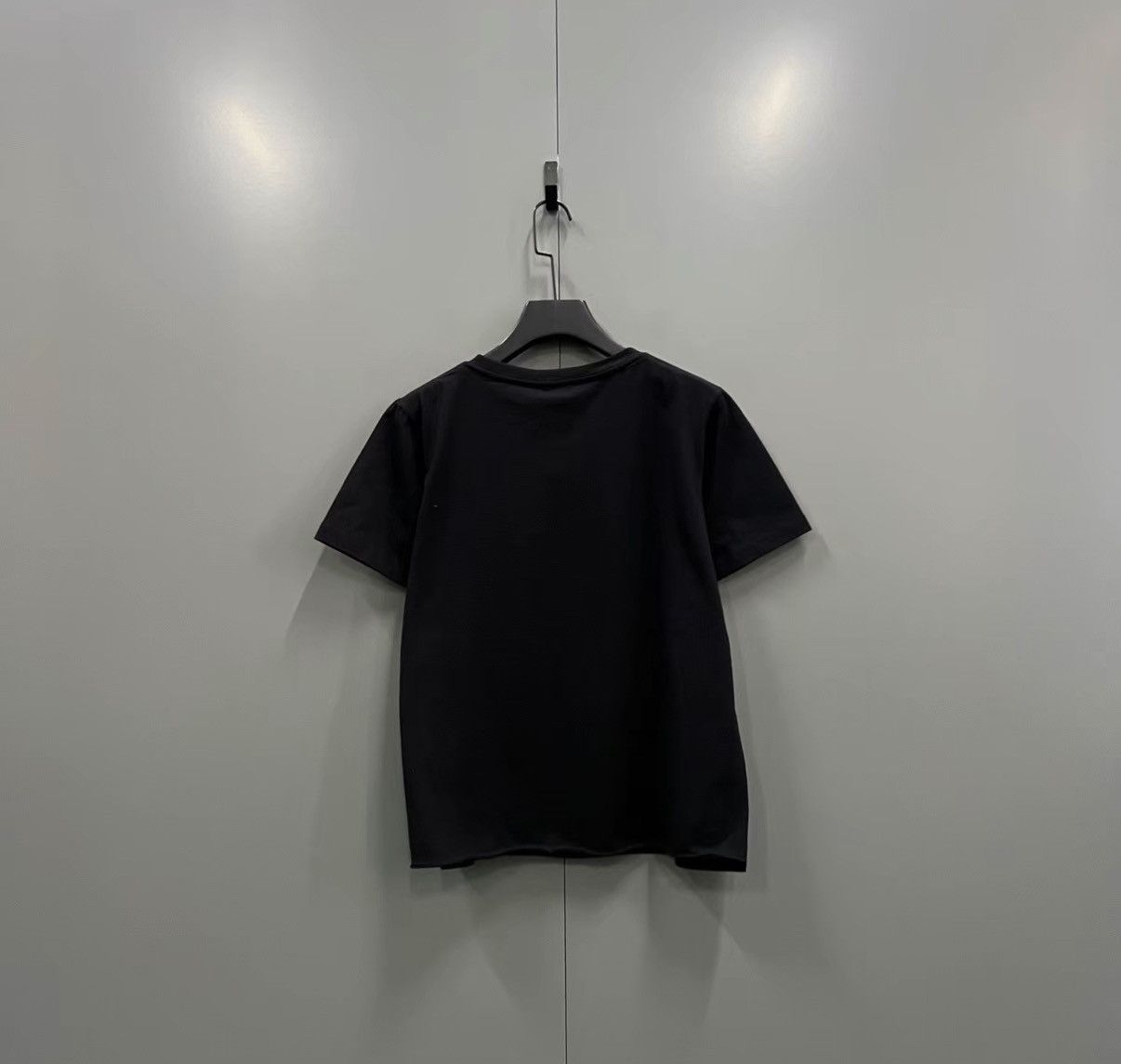 Saint Laurent Paris Saint Laurent SLP Black Printed Mini Logo Short Sleeve J41 Size L / US 10 / IT 46 - 2 Thumbnail