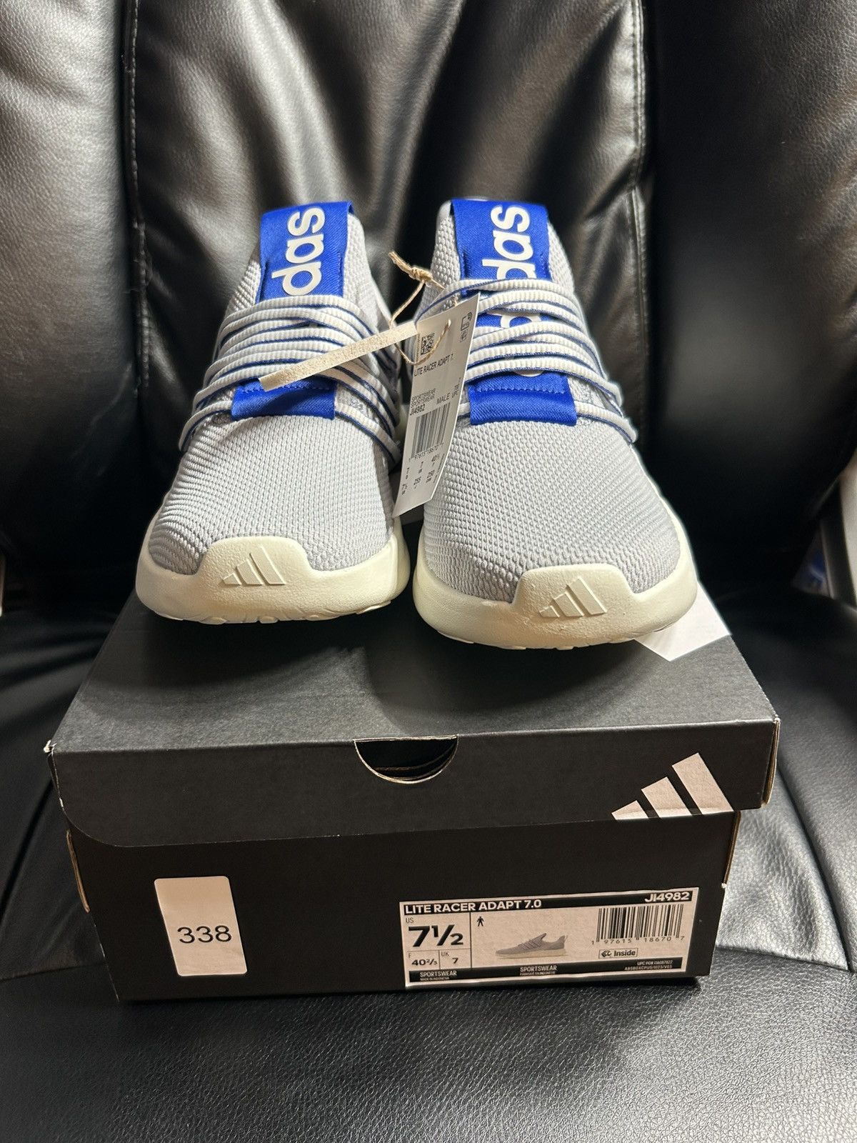 Adidas Adidas Lite Racer Adapt 7.0 Grey Size 7.5M/9W Size US 7.5 / EU 40-41 - 1 Thumbnail