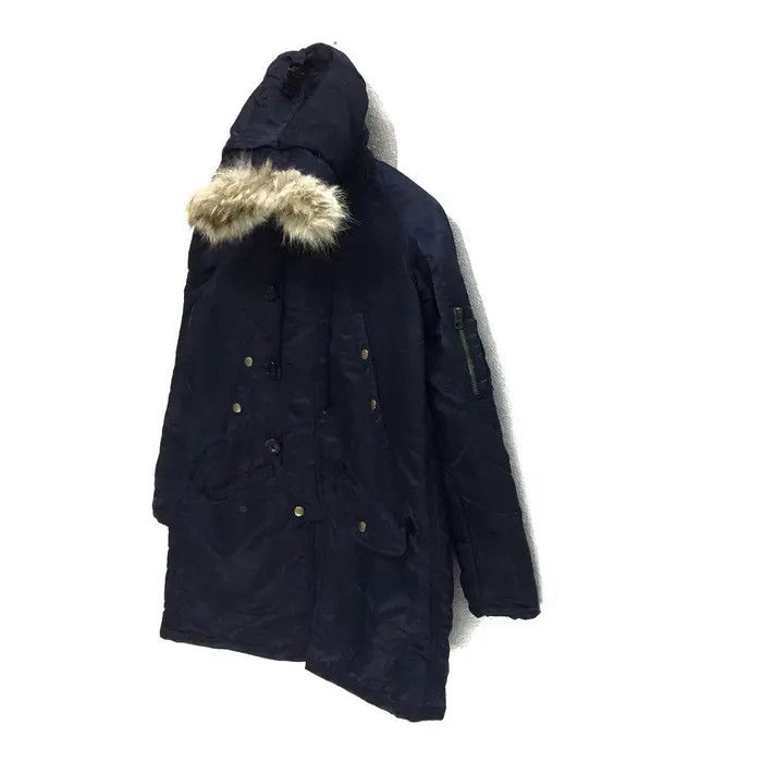 Japanese Brand Vintage FLORENT RELAX Coyote Fur Parka Hoodie Jacket Size M / US 6-8 / IT 42-44 - 8 Thumbnail