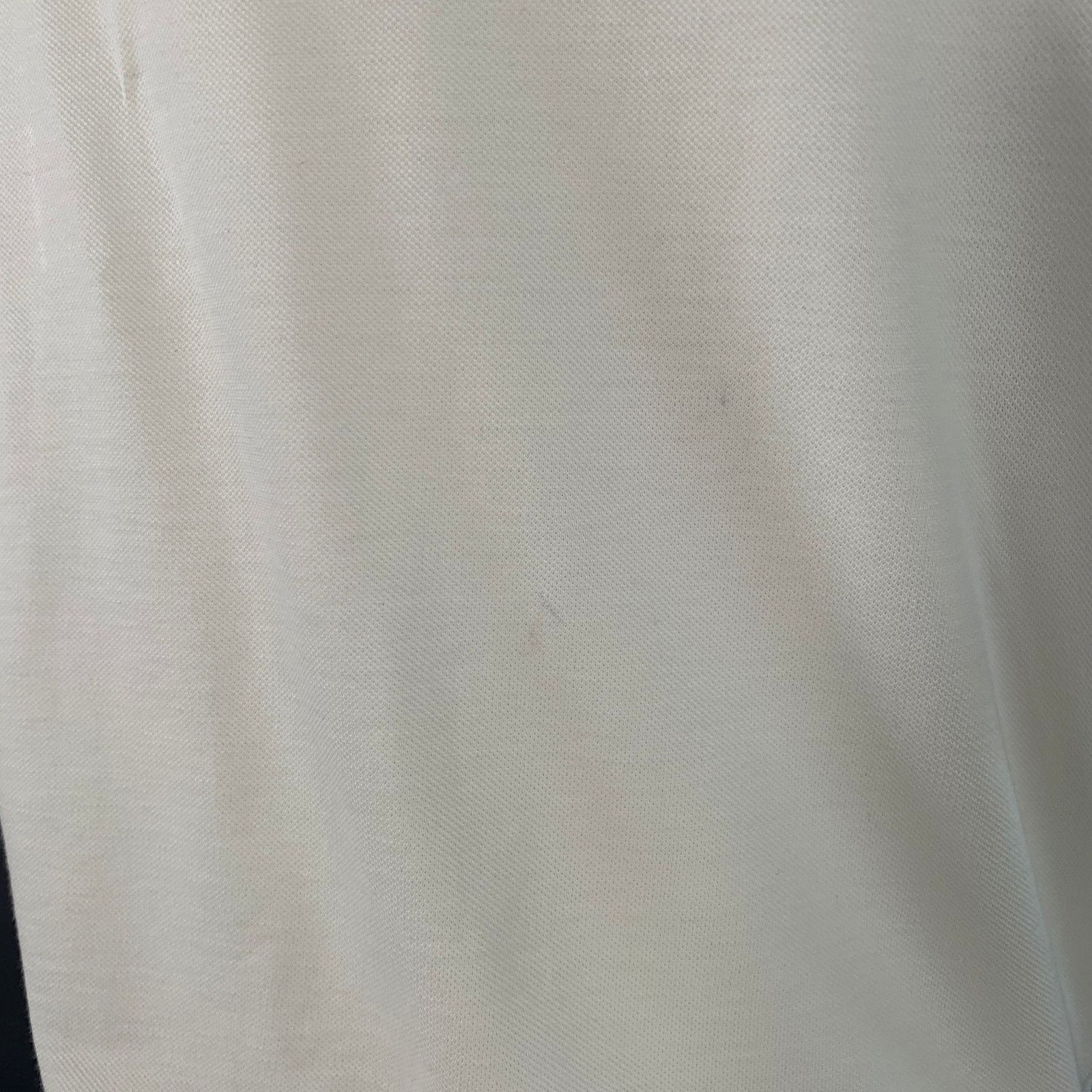 Isaia ISAIA Size M Off White Cotton Short Sleeve Polo Size US M / EU 48-50 / 2 - 5 Thumbnail